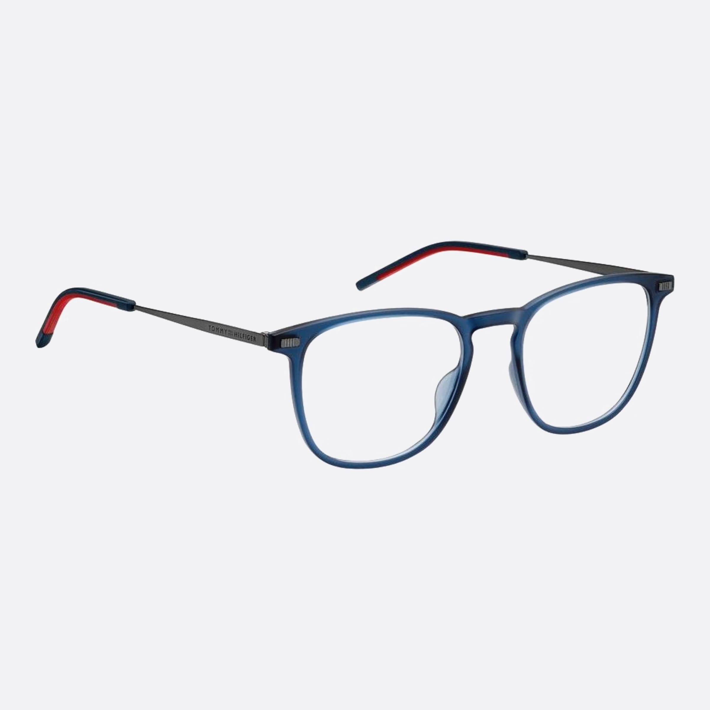 Tommy 52mm Hilfiger Fll Blue Squared Men Eyeglasses - Lifestyle Shot