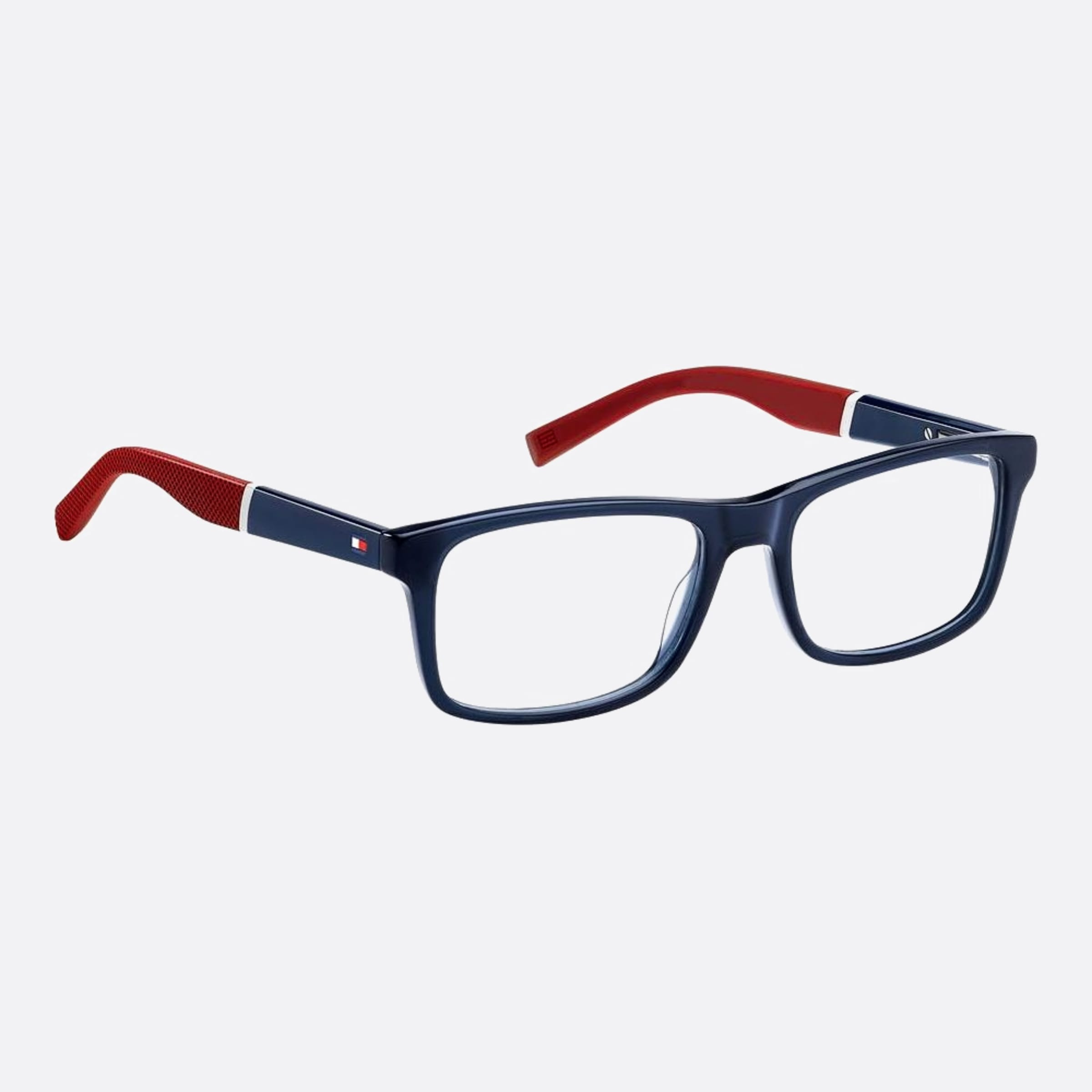Tommy 53mm Hilfiger 8ru Blue Squared Men Eyeglasses - Lifestyle Shot
