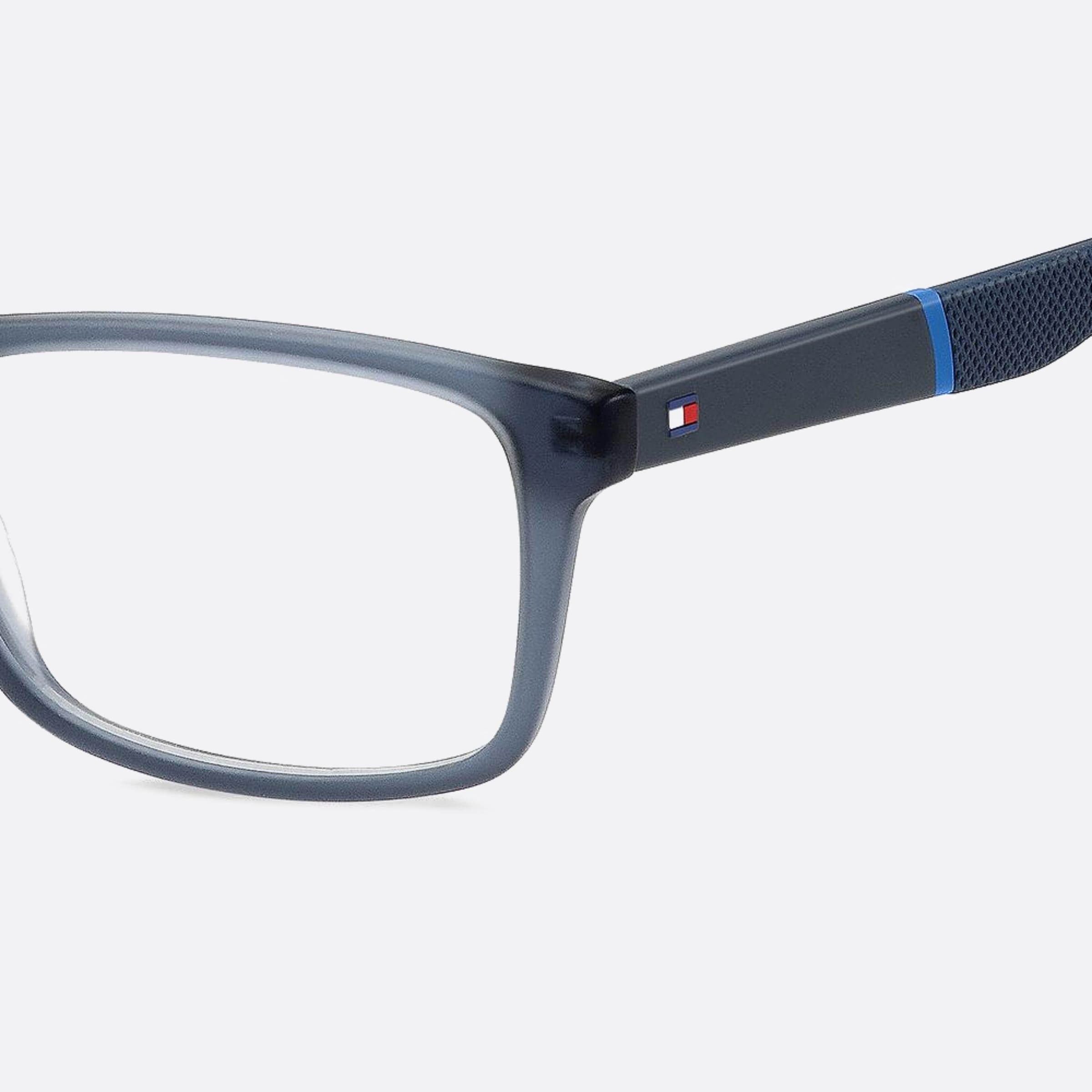 Tommy 53mm Hilfiger Fll Blue Squared Men Eyeglasses - Lifestyle Shot
