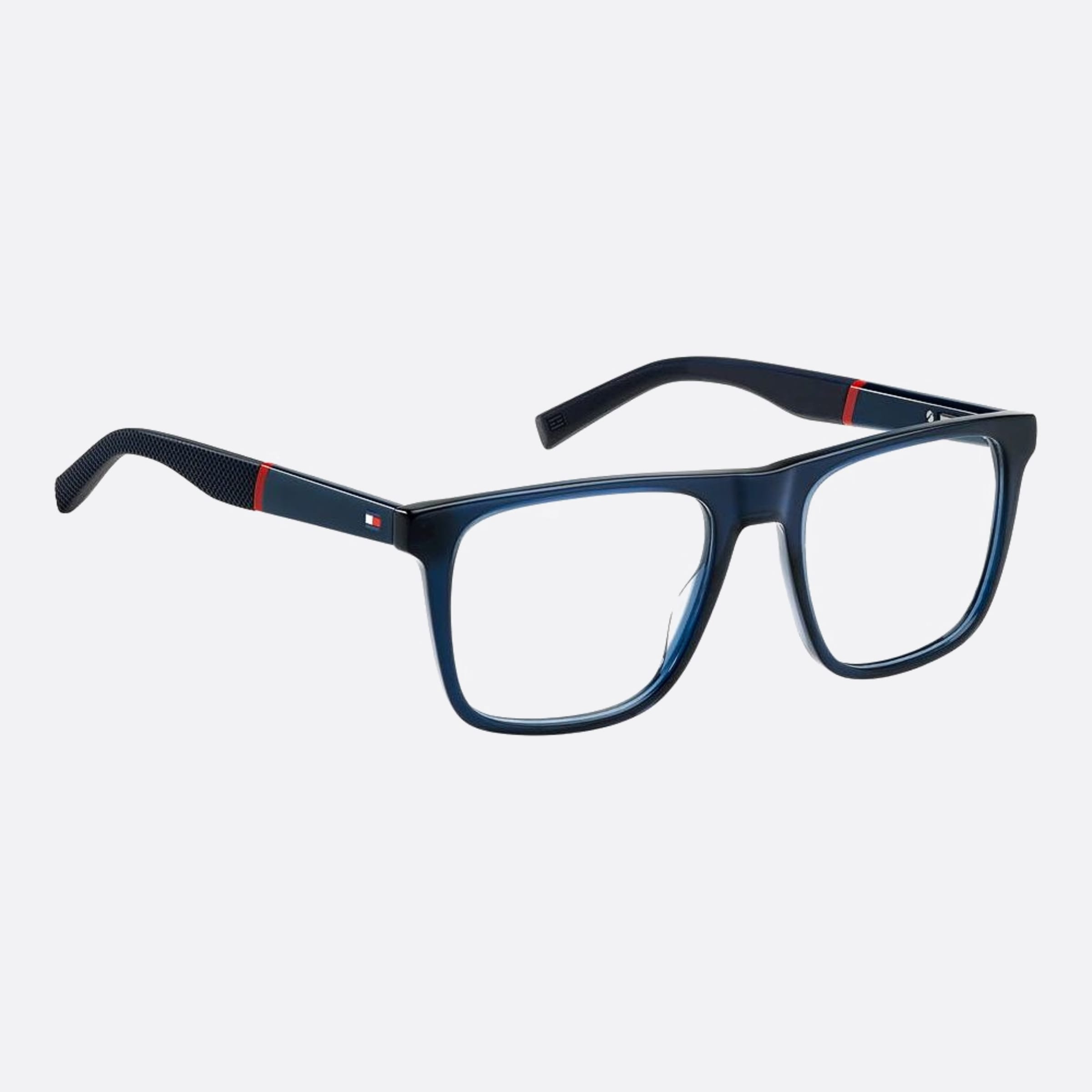 Tommy 53mm Hilfiger 8ru Blue Squared Men Eyeglasses - Lifestyle Shot