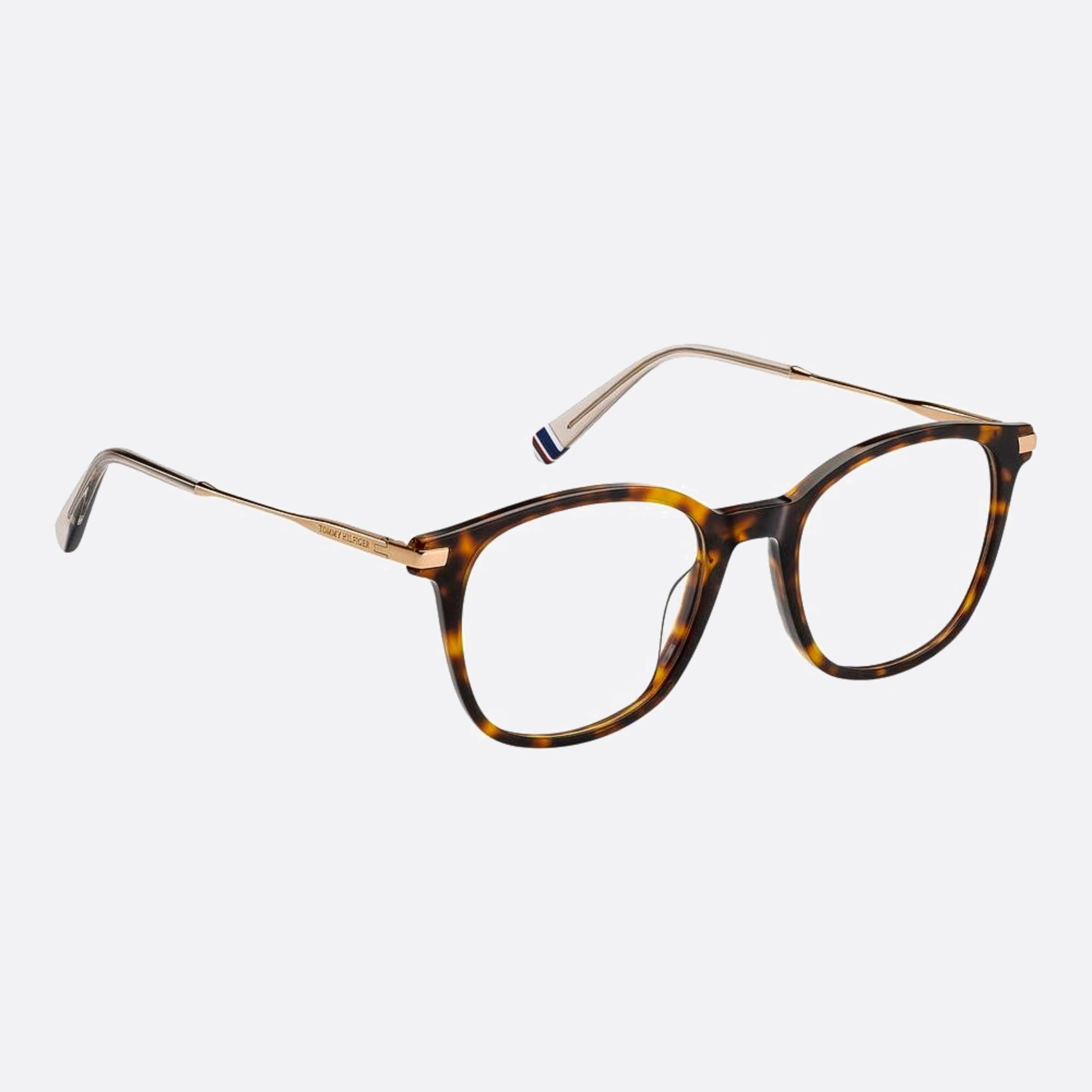 Tommy 50mm Hilfiger Havana Pilot Women Eyeglasses - Additional Angle