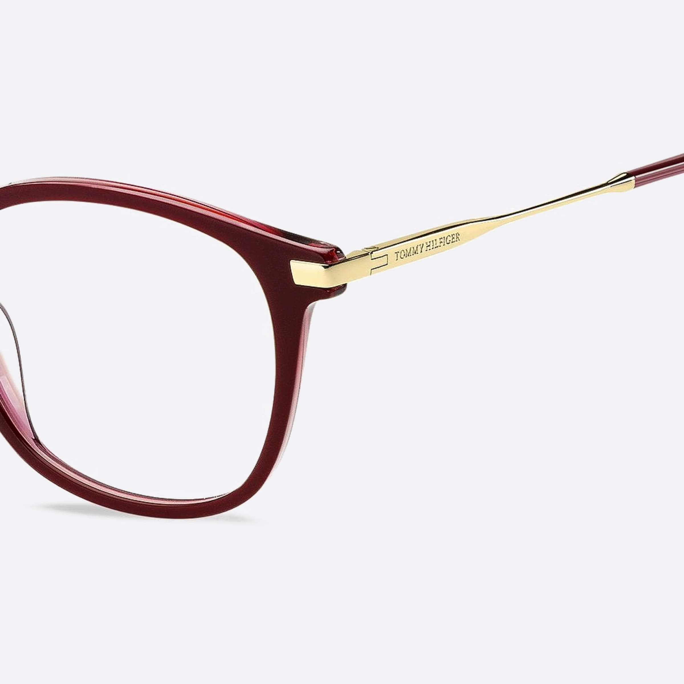 Tommy 50mm Hilfiger 0t5 Red Pilot Women Eyeglasses - Lifestyle Shot