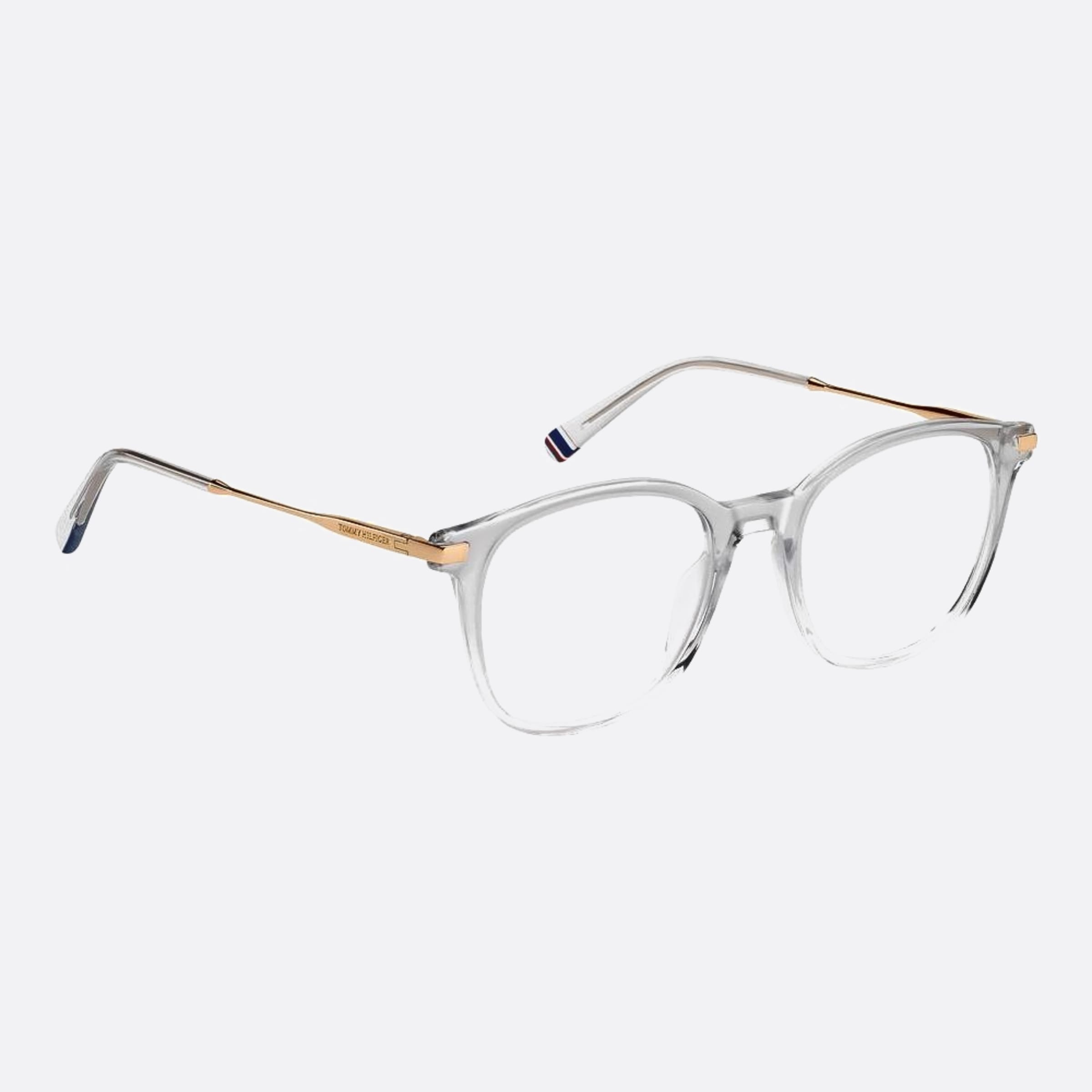 Tommy 50mm Hilfiger Fs2 Grey Pilot Women Eyeglasses - Detail View