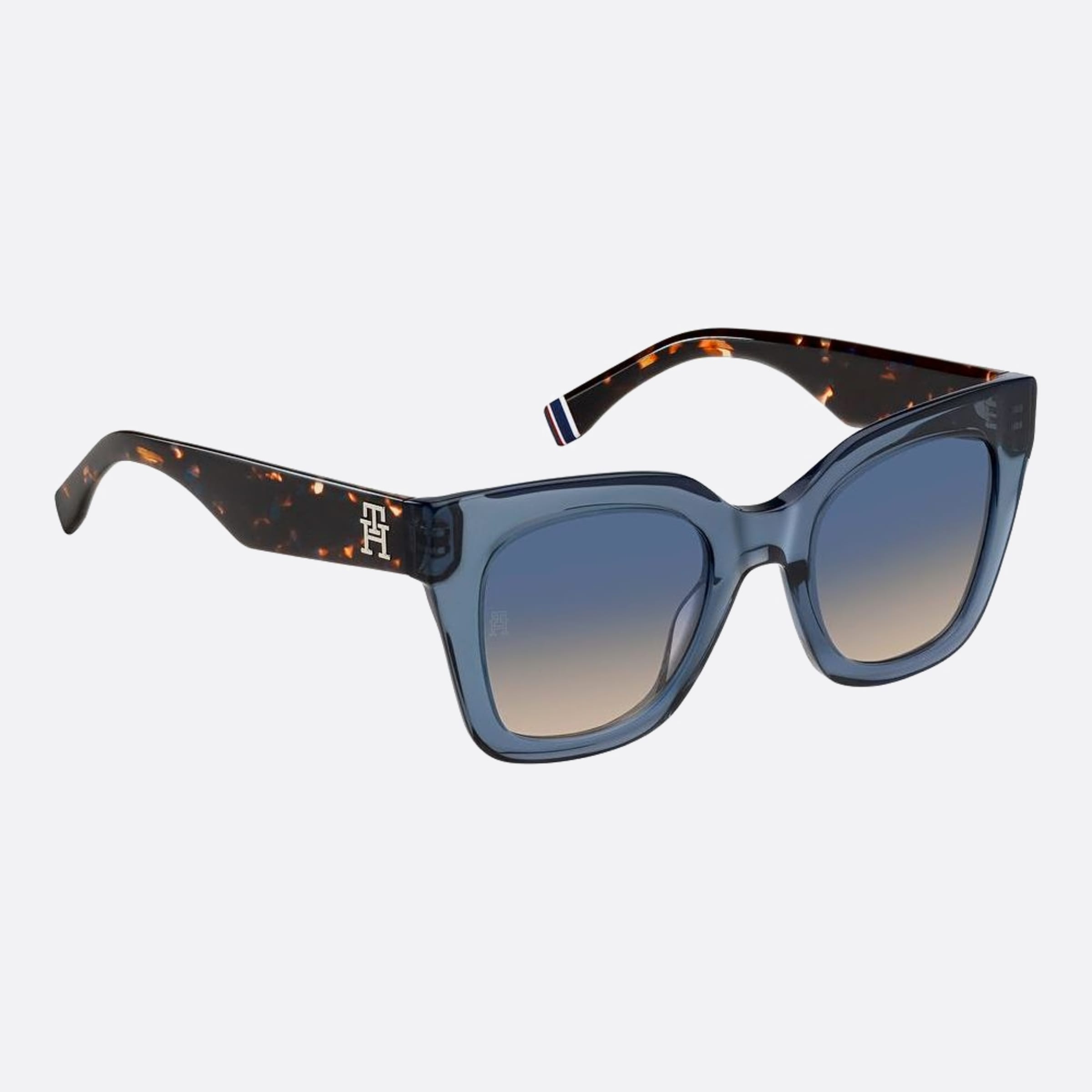 Tommy 50mm Hilfiger Pjp Blue Squared Women Sunglasses - Detail View