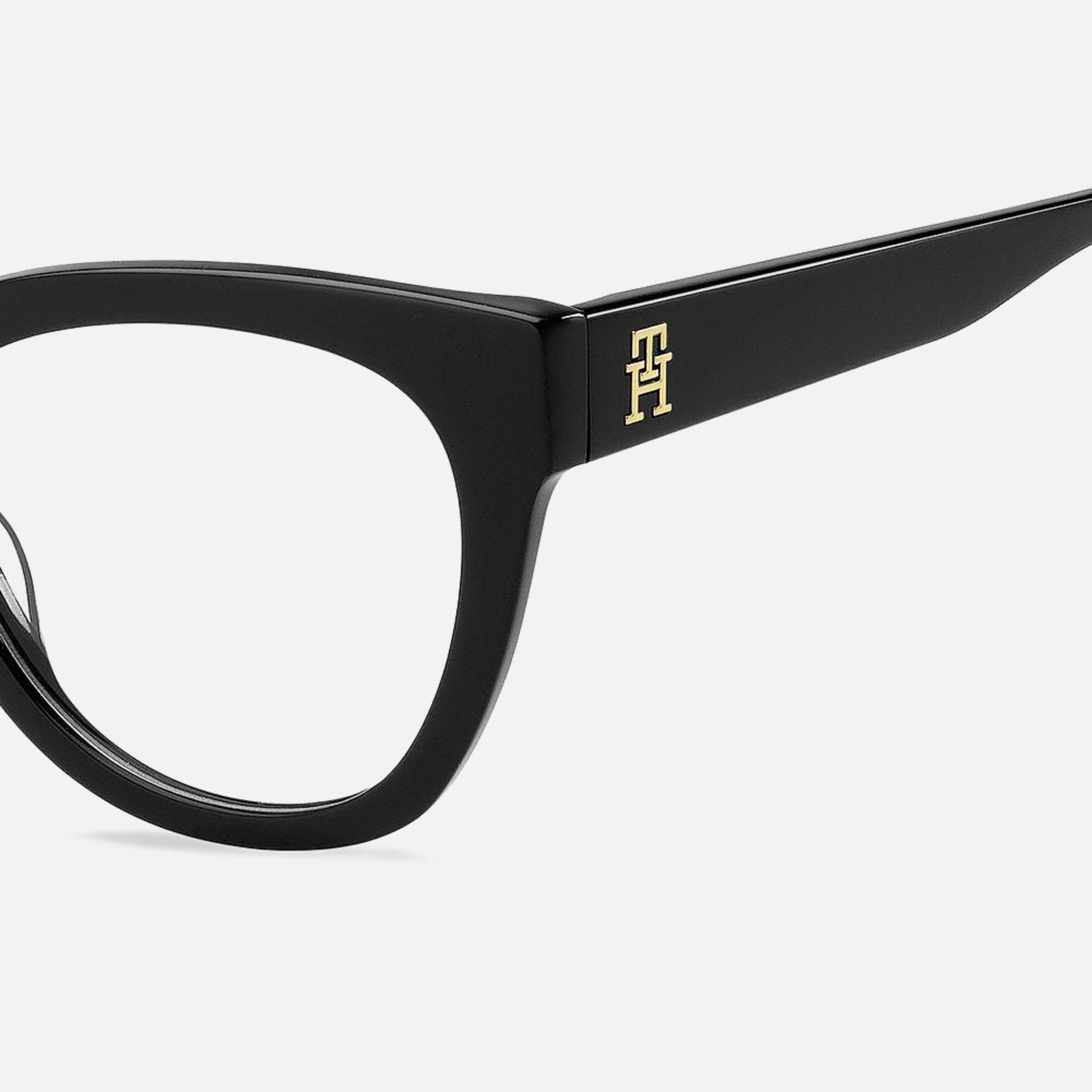 Tommy 52mm Hilfiger Black Cat Eye Women Eyeglasses - Lifestyle Shot