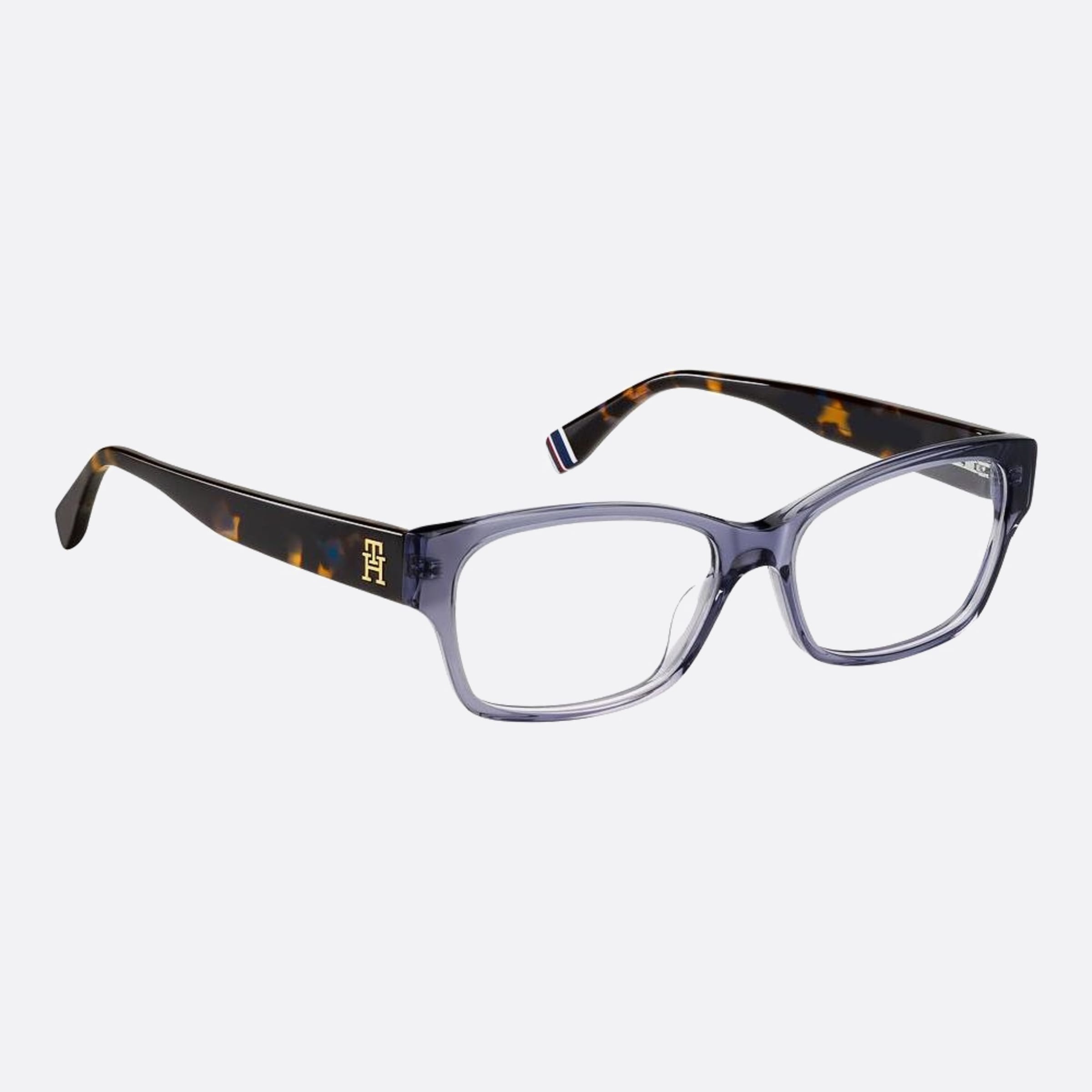 Tommy 54mm Hilfiger Pjp Blue Geometric Women Eyeglasses - Lifestyle Shot