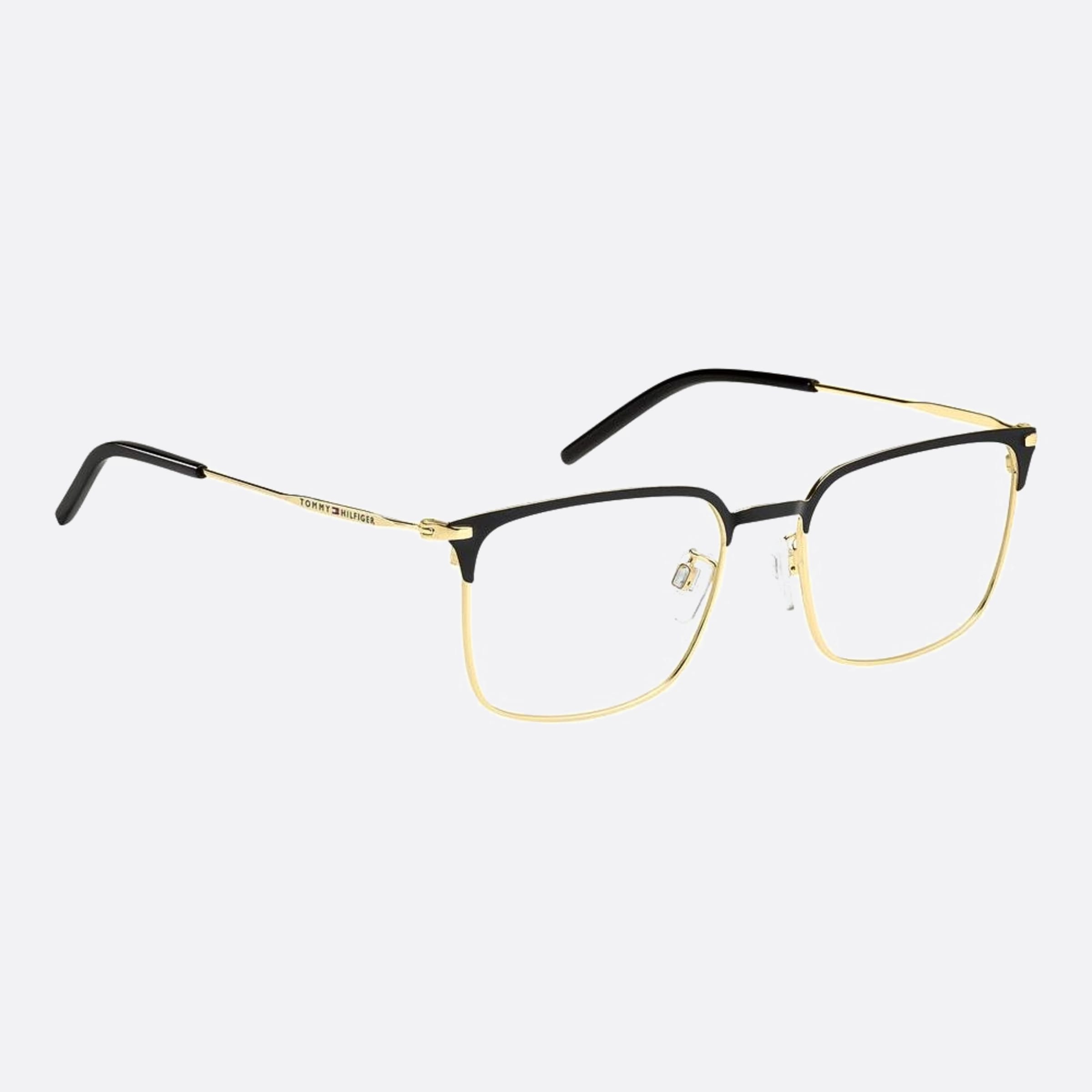 Tommy 54mm Hilfiger I46 Black Squared Men Eyeglasses - Lifestyle Shot