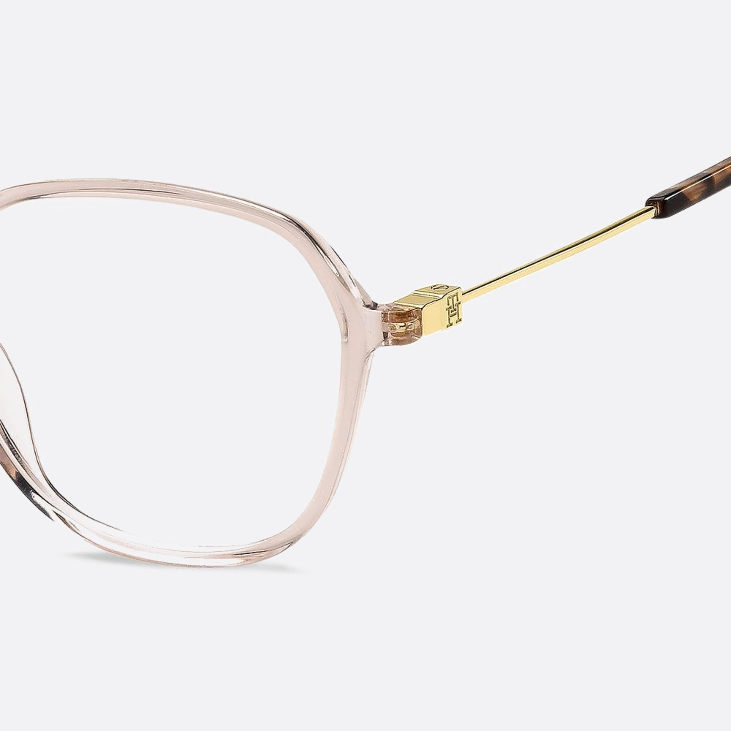 Tommy 54mm Hilfiger 1ez Havana Squared Women Eyeglasses - Detail View