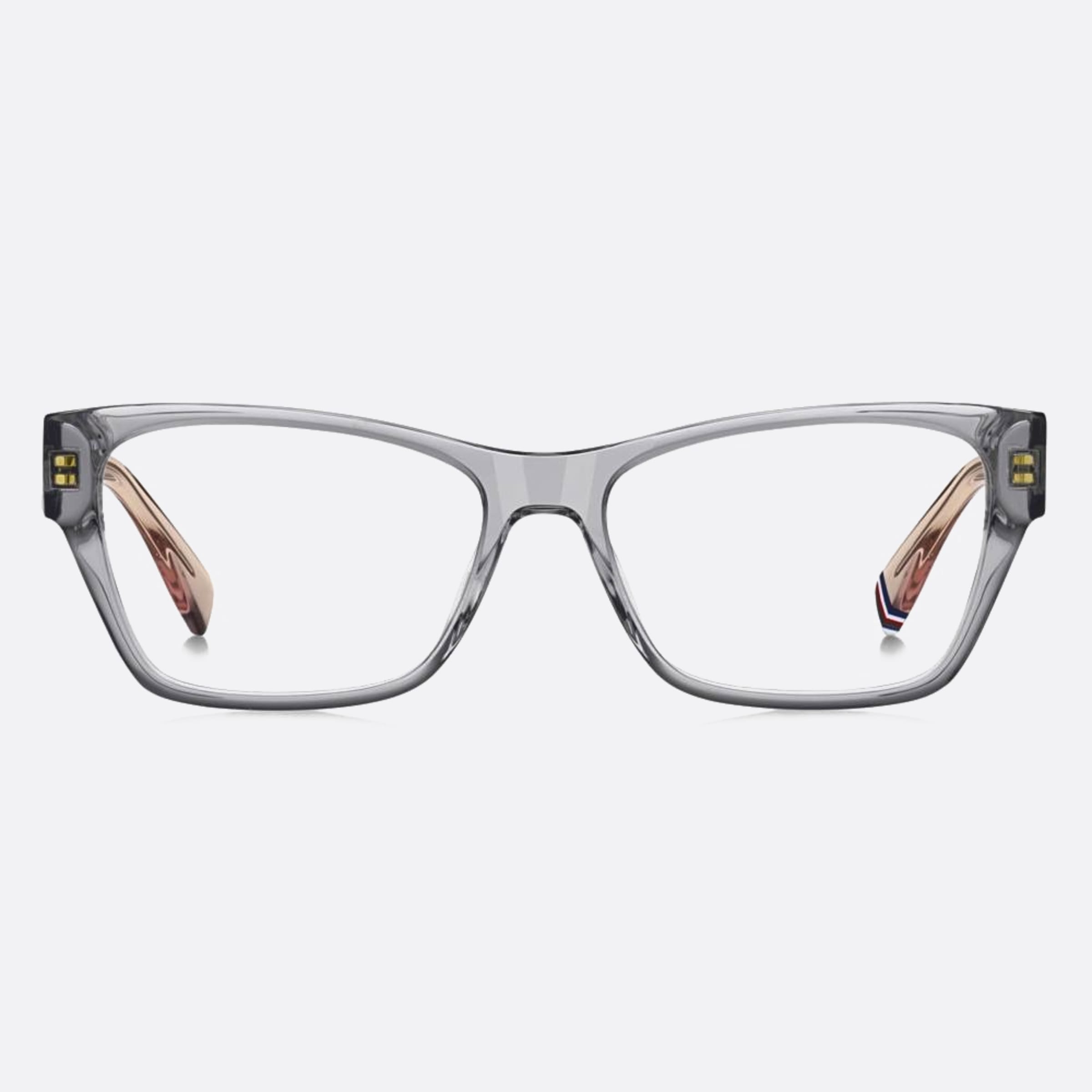 Tommy 53mm Hilfiger Kb7 Grey Cat Eye Women Eyeglasses - Main View