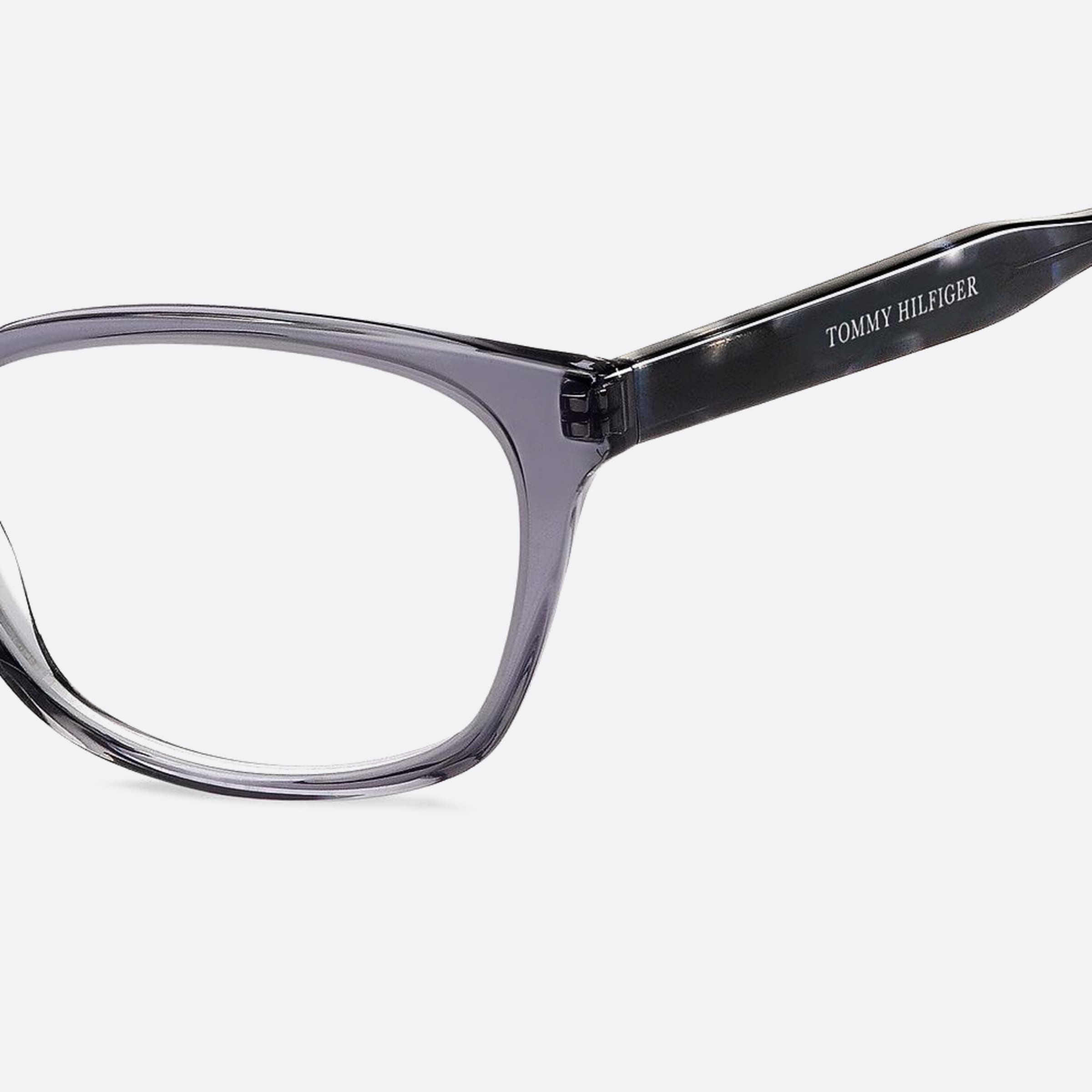 Tommy 53mm Hilfiger Kb7 Grey Pantos Women Eyeglasses - Detail View
