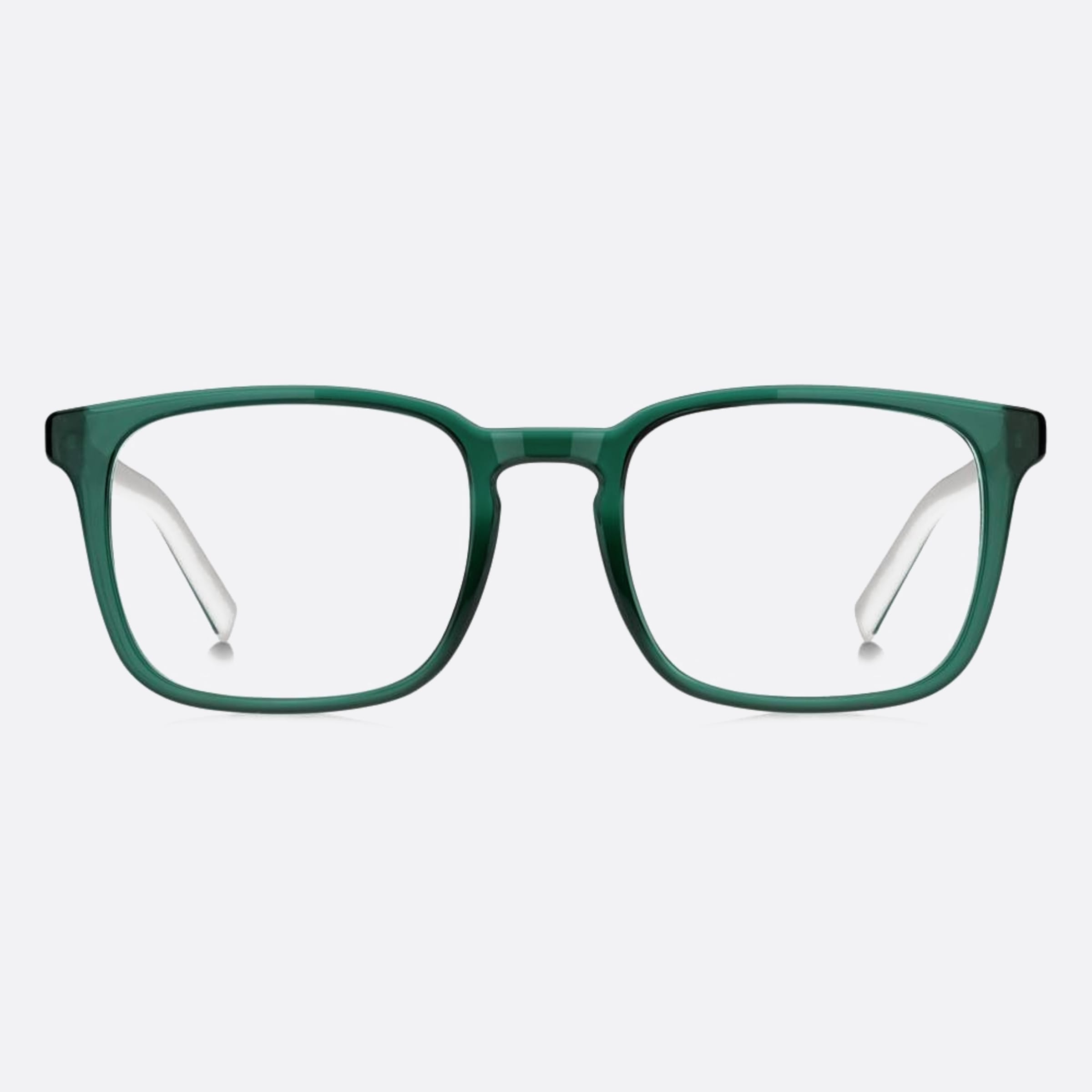 Tommy 47mm Hilfiger 1ed Green Rectangle Children Eyeglasses - Main View