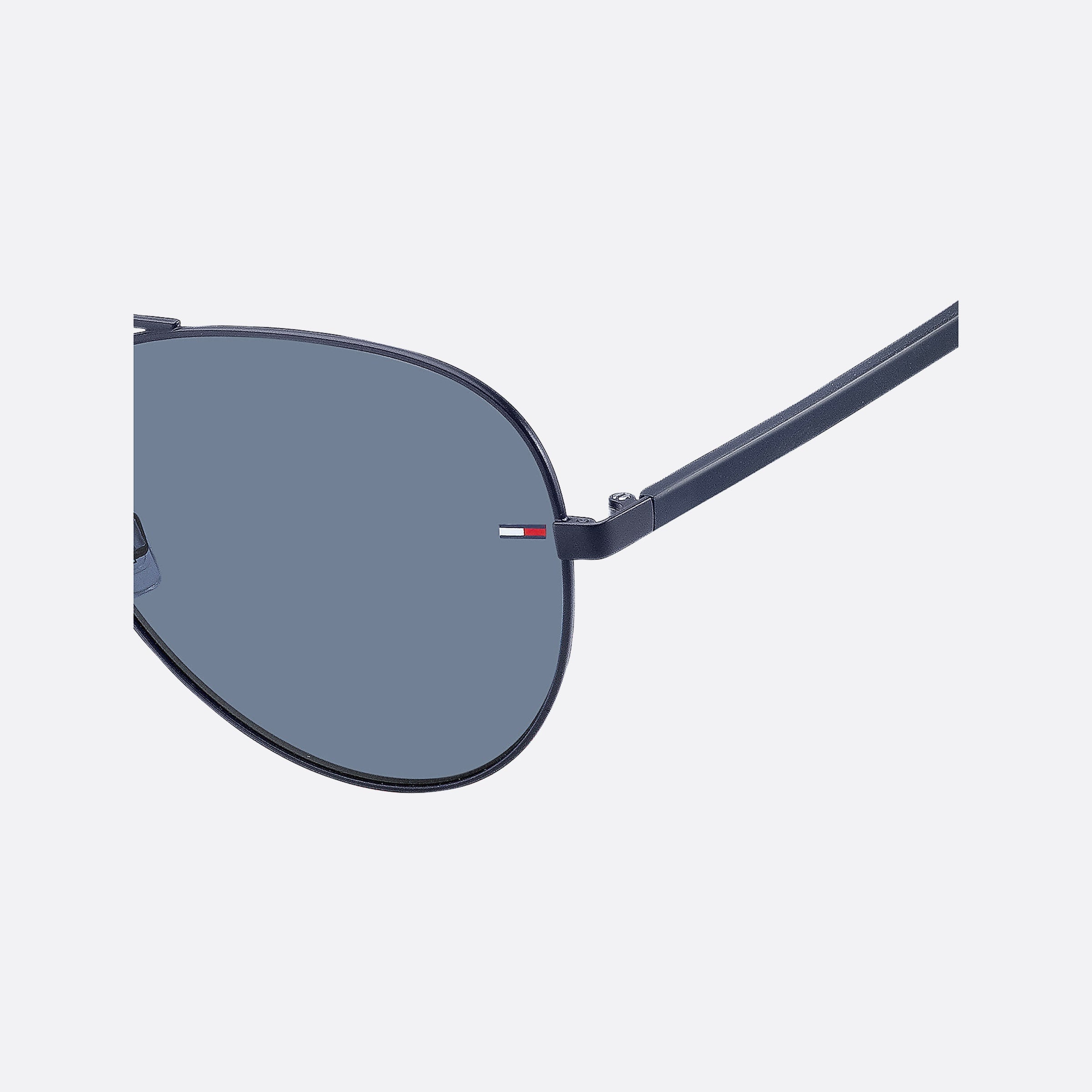 Tommy 60mm Jeans Fll Blue Pilot Unisex Sunglasses - Detail View