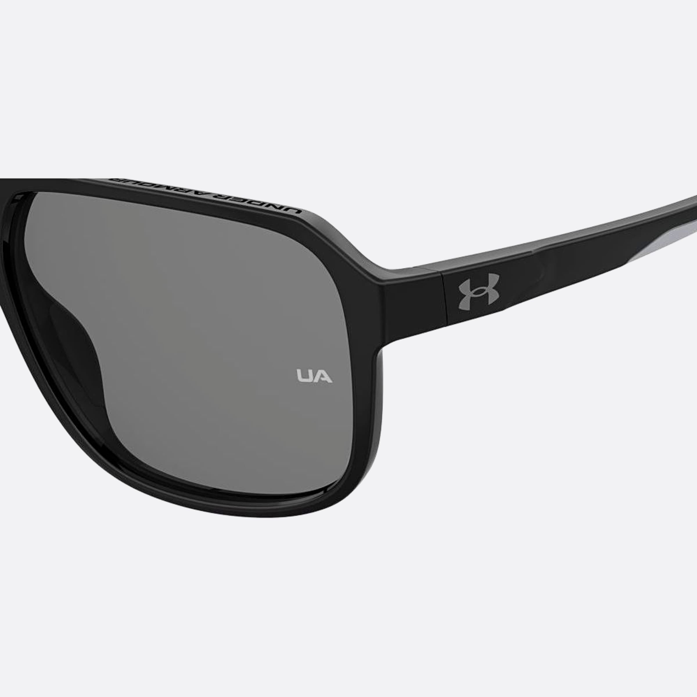 Under 61mm Armour Cruise Black Geometric Polarized Men Sunglasses - Additional Angle