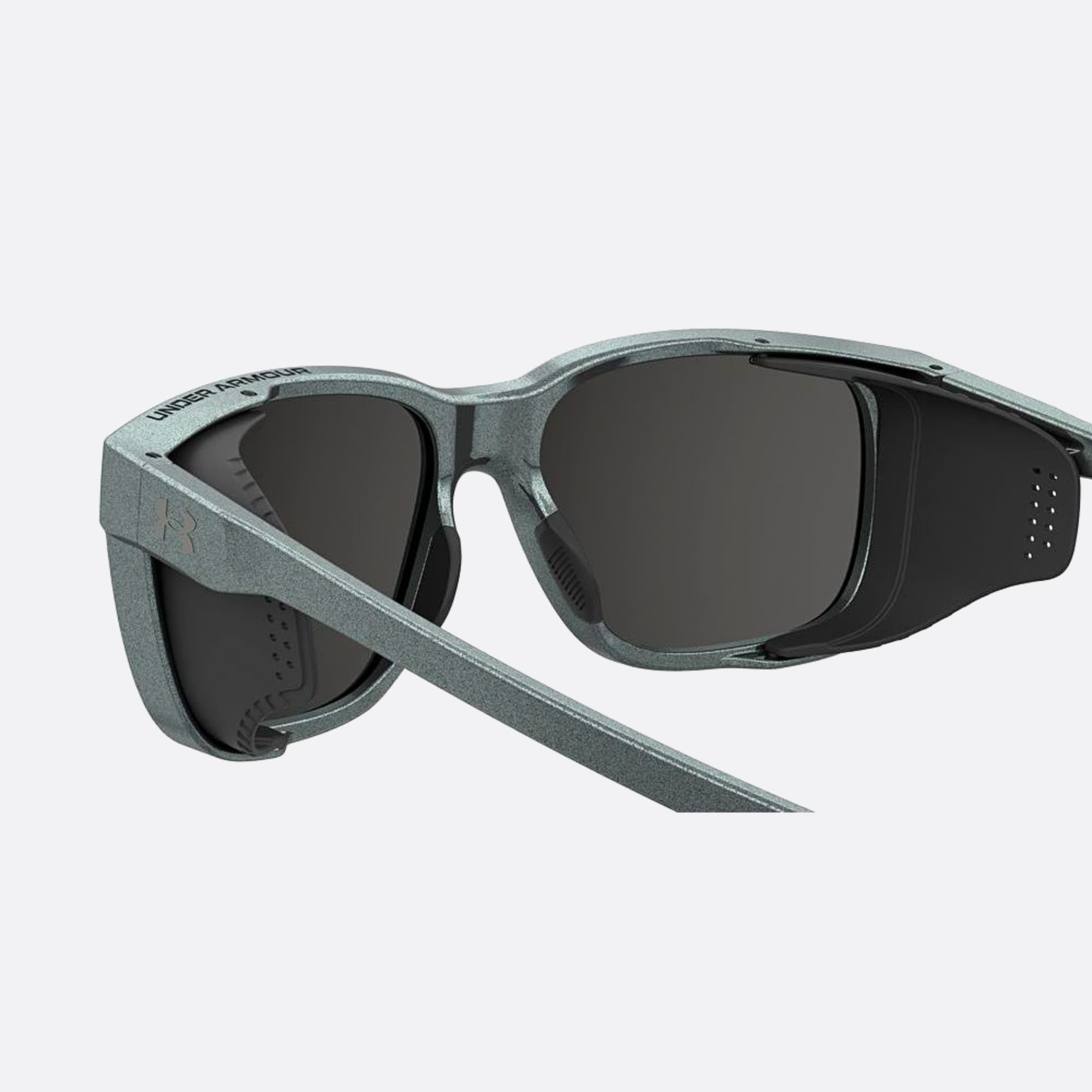 Under 58mm Armour Glacial Bd5 Grey Geometric Men Sunglasses - Additional Angle