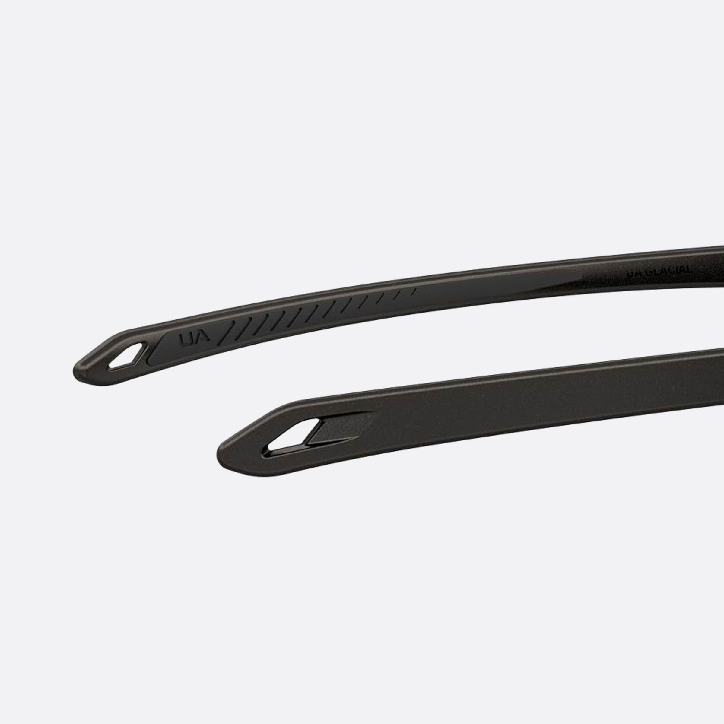 Under 58mm Armour Glacial Zk4 Black Geometric Men Sunglasses - Detail View