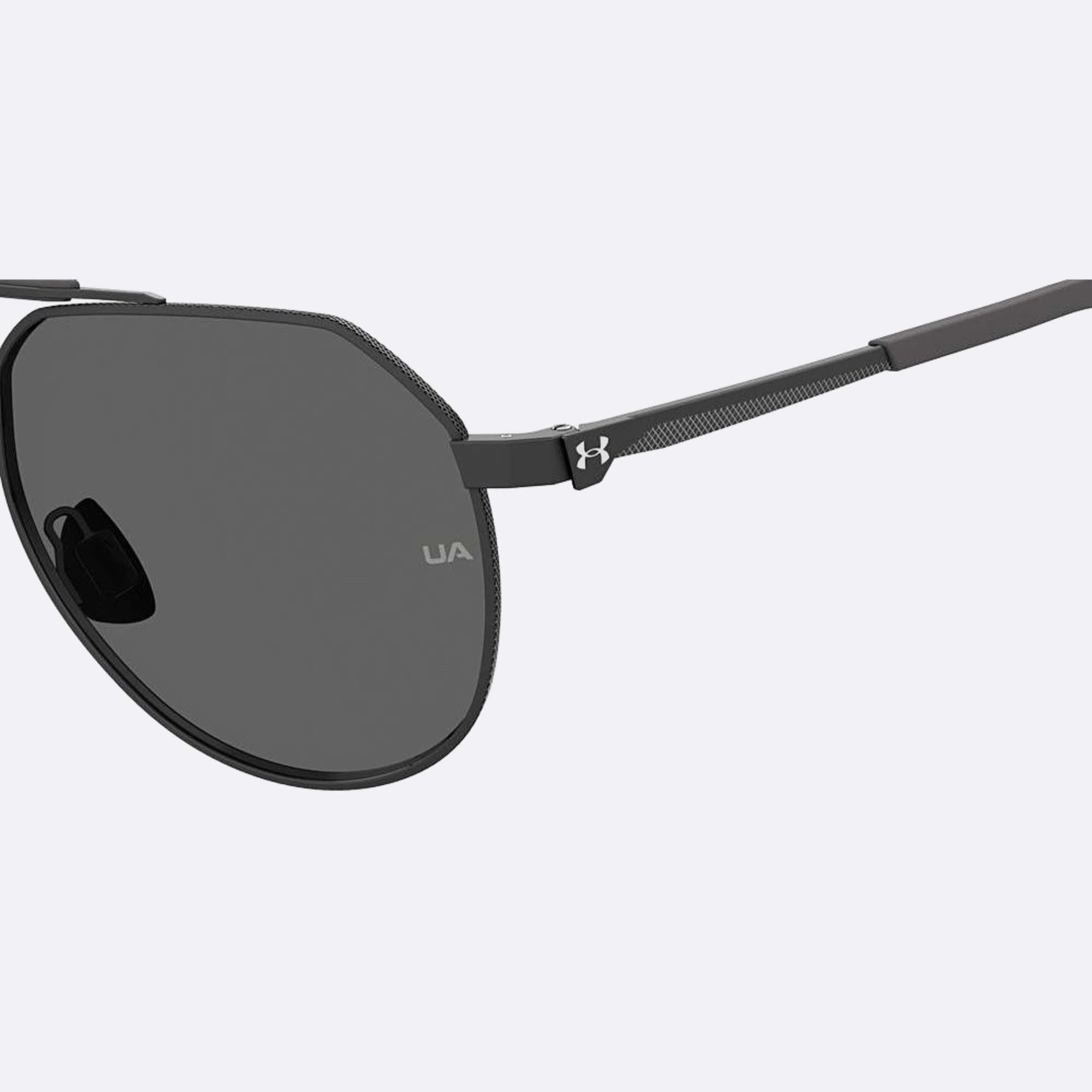Under 60mm Armour Honcho 08a Black Pilot Men Sunglasses - Detail View