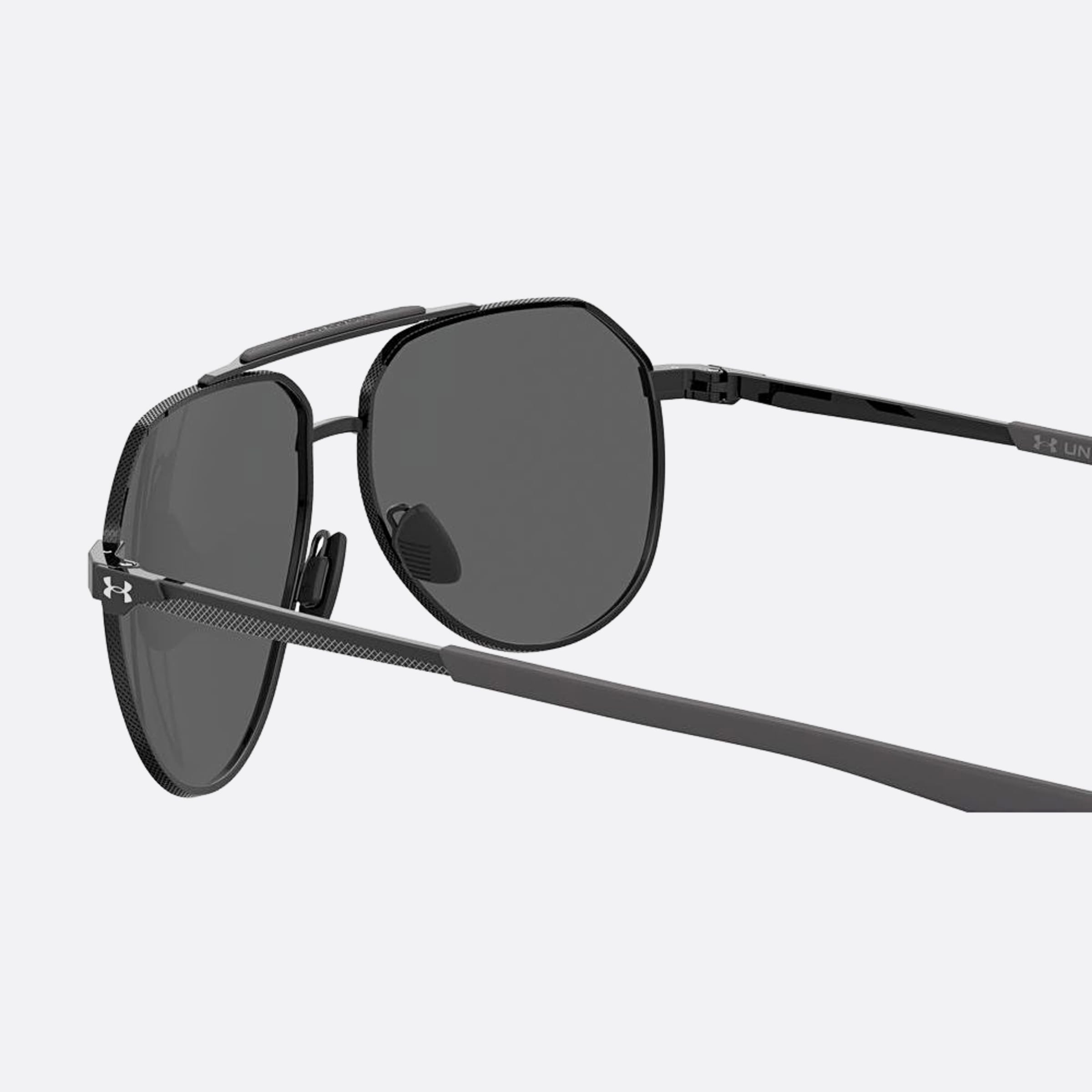 Under 60mm Armour Honcho 08a Black Pilot Men Sunglasses - Lifestyle Shot