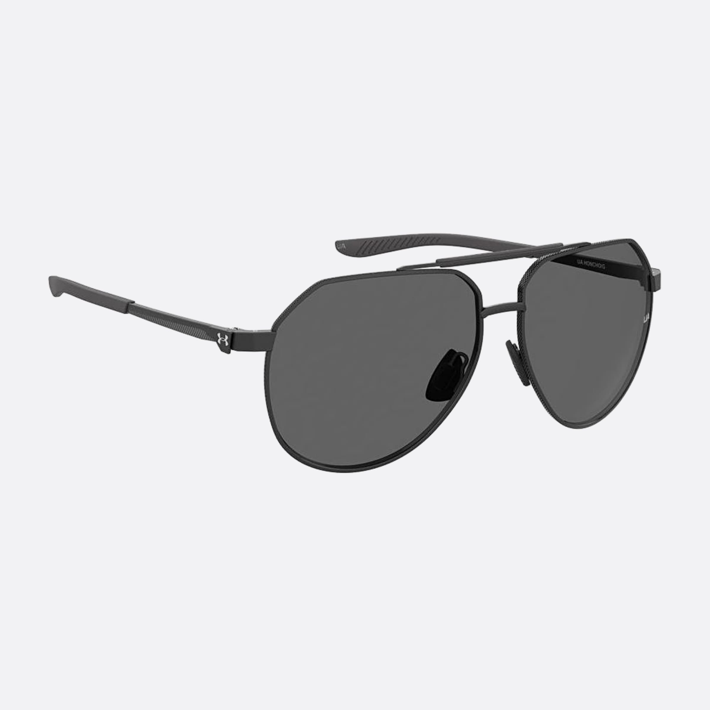 Under 60mm Armour Honcho 08a Black Pilot Men Sunglasses - Additional Angle