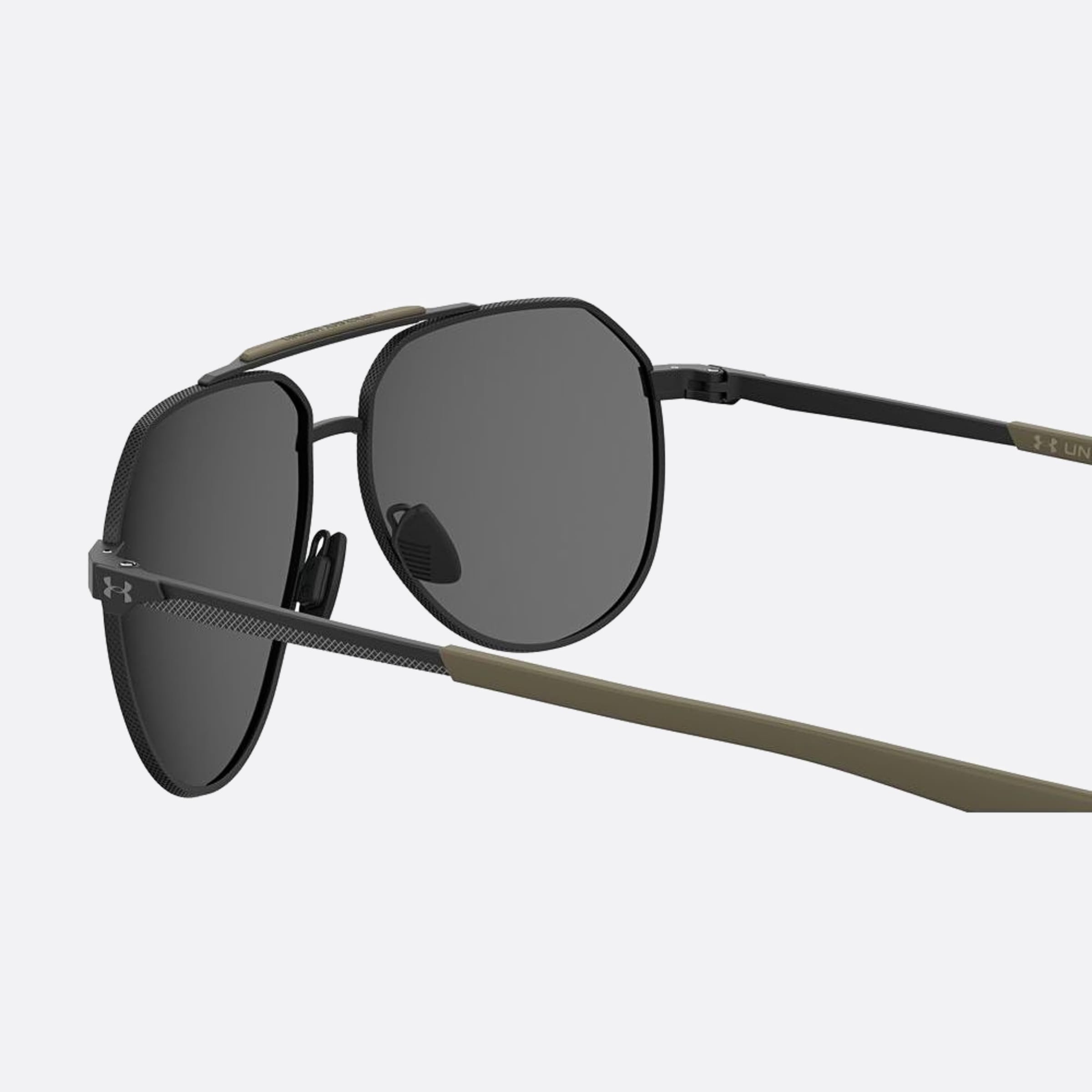 Under 60mm Armour Honcho 3ol Black Pilot Men Sunglasses - Lifestyle Shot