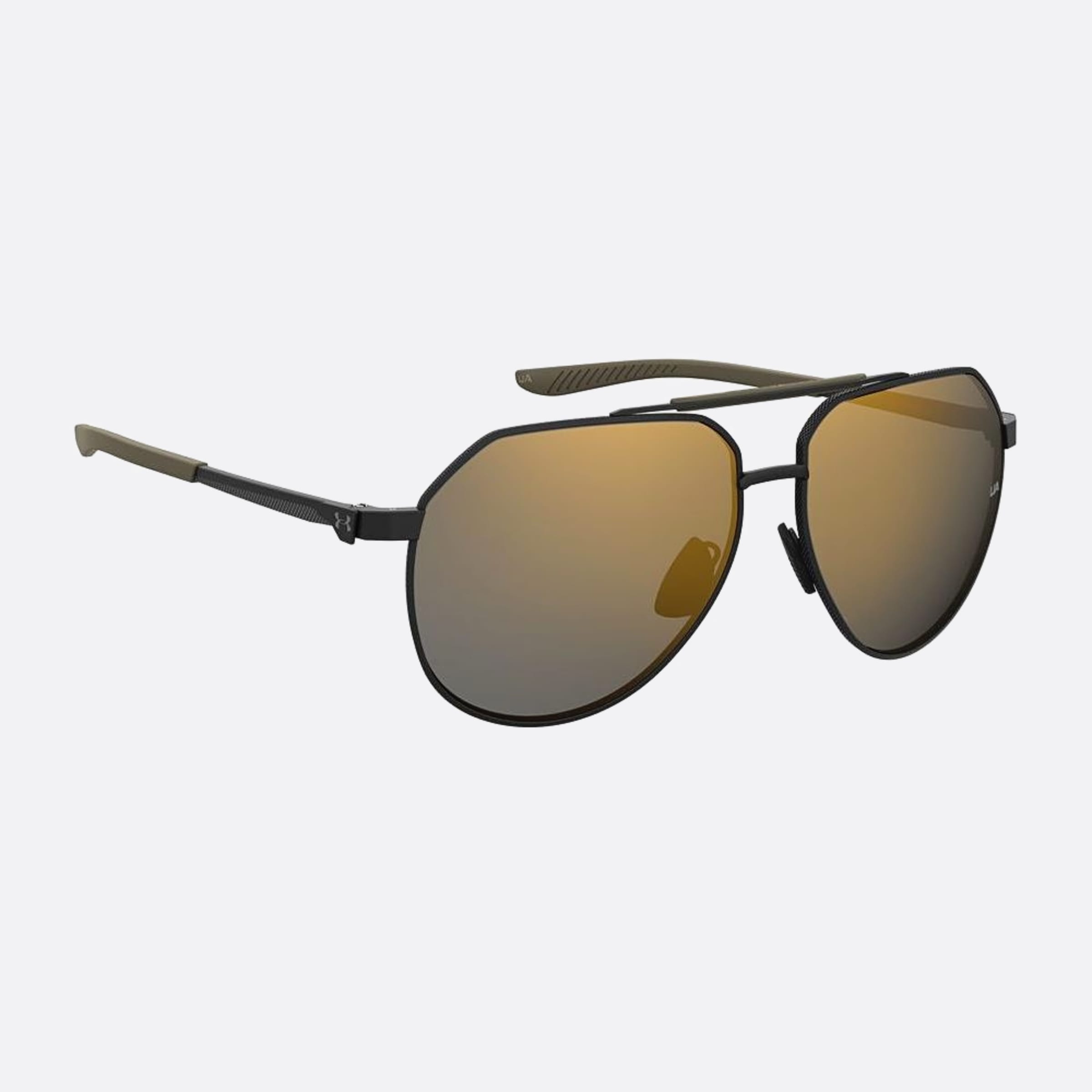 Under 60mm Armour Honcho 3ol Black Pilot Men Sunglasses - Additional Angle