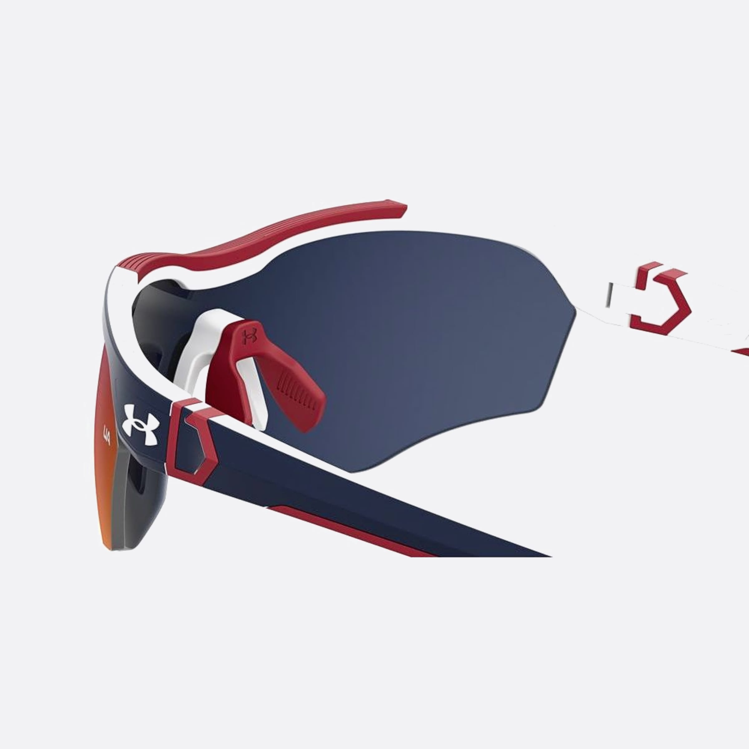 Under 99mm Armour Yard Pro Ze3 Blue Shield Men Sunglasses - Additional Angle