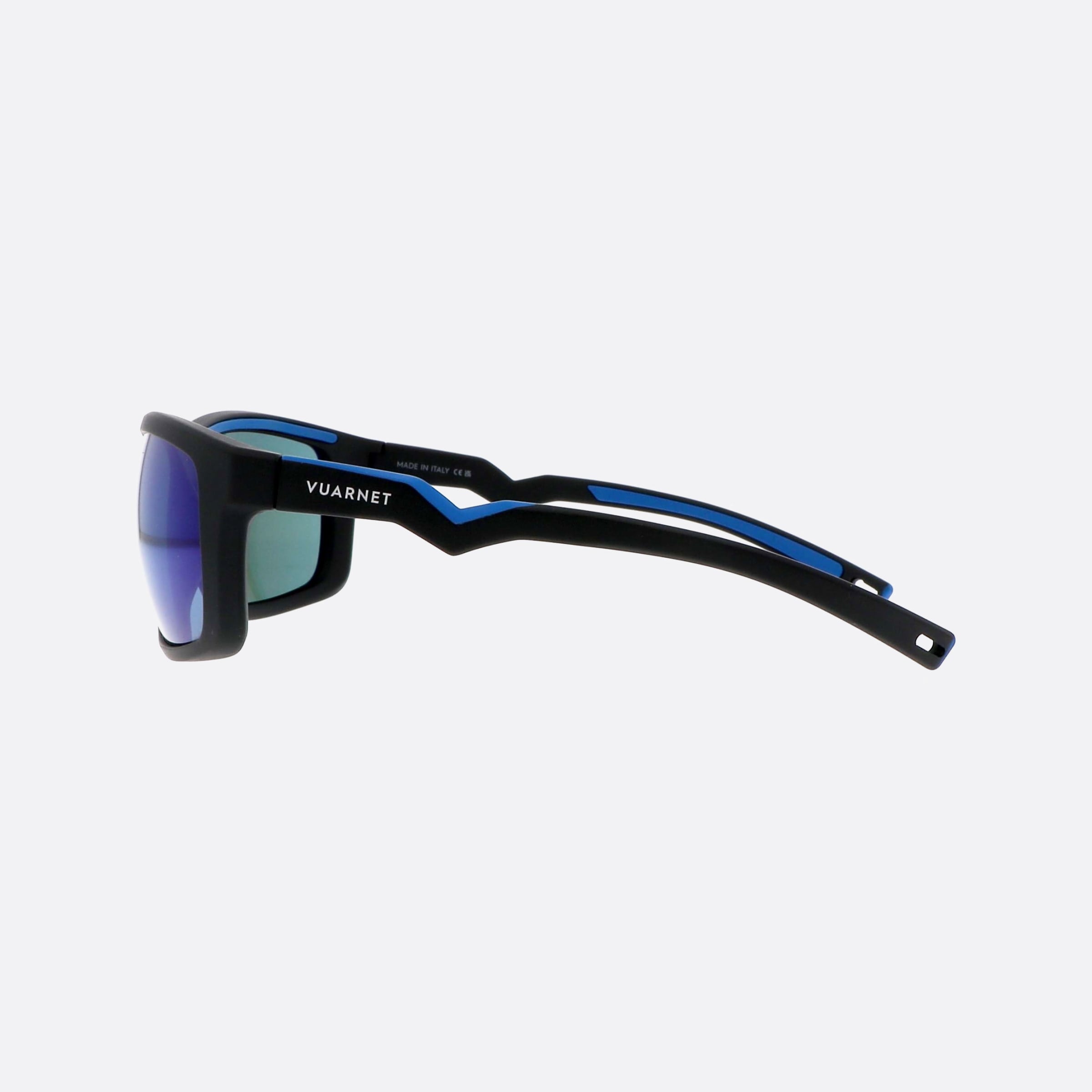 Vuarnet 55mm Allpeaks Vl2303 Black Rectangle Polarized Men Sunglasses - Detail View
