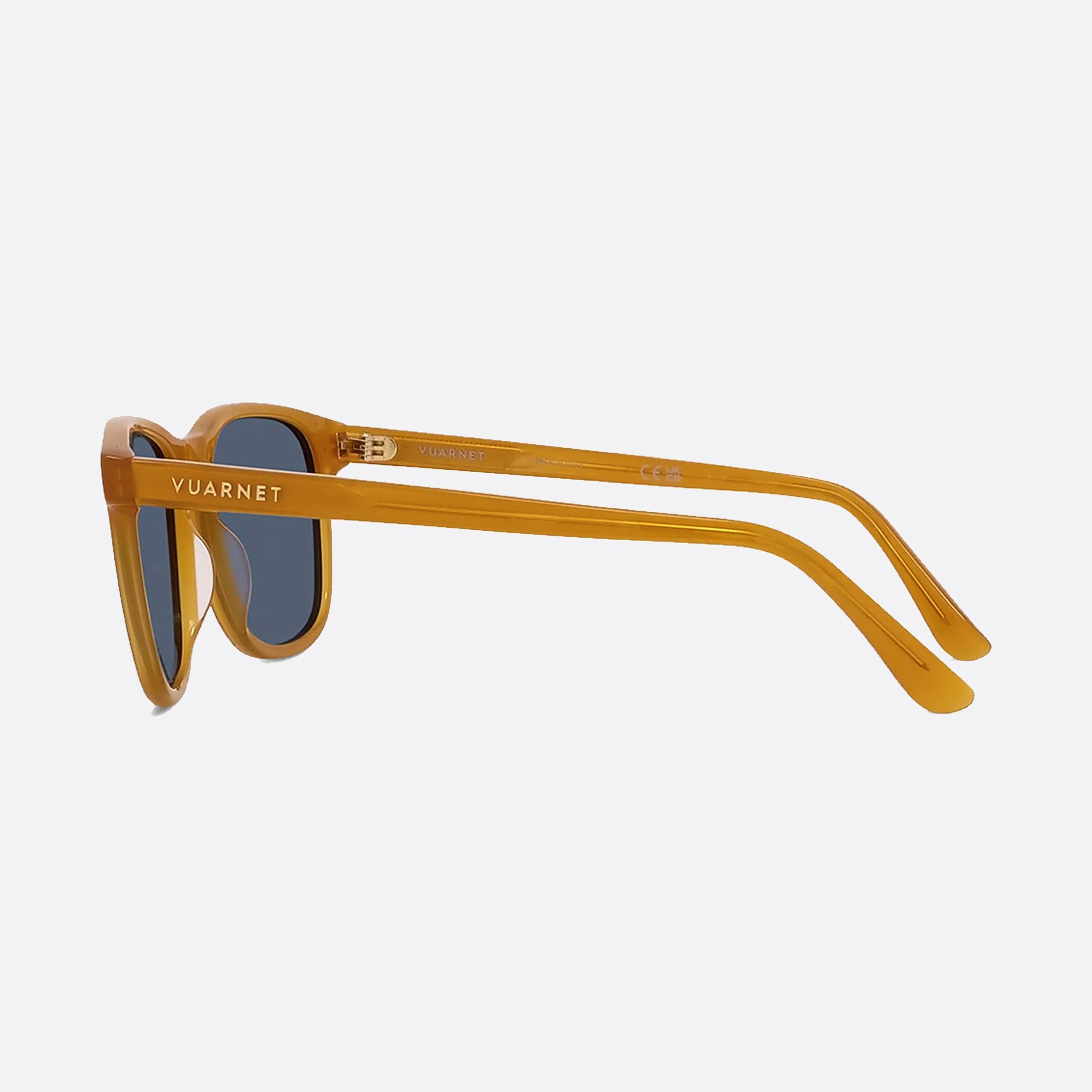 Vuarnet 54mm Belvedere Vu40012i 45v Brown Rectangle Men Sunglasses - Detail View