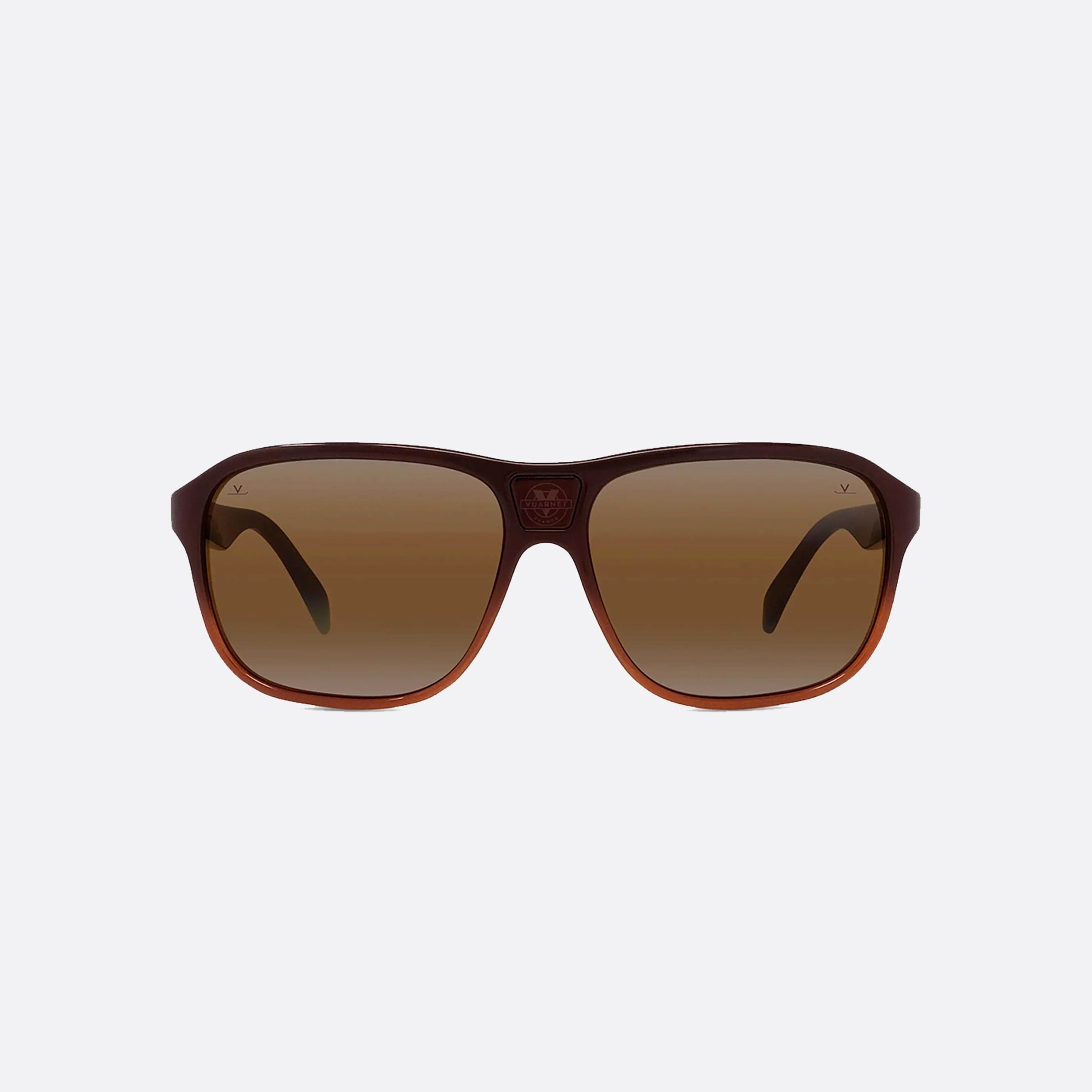Vuarnet 60mm Legend Originals Vu40019u 50g Brown Rectangle Men Sunglasses - Side View