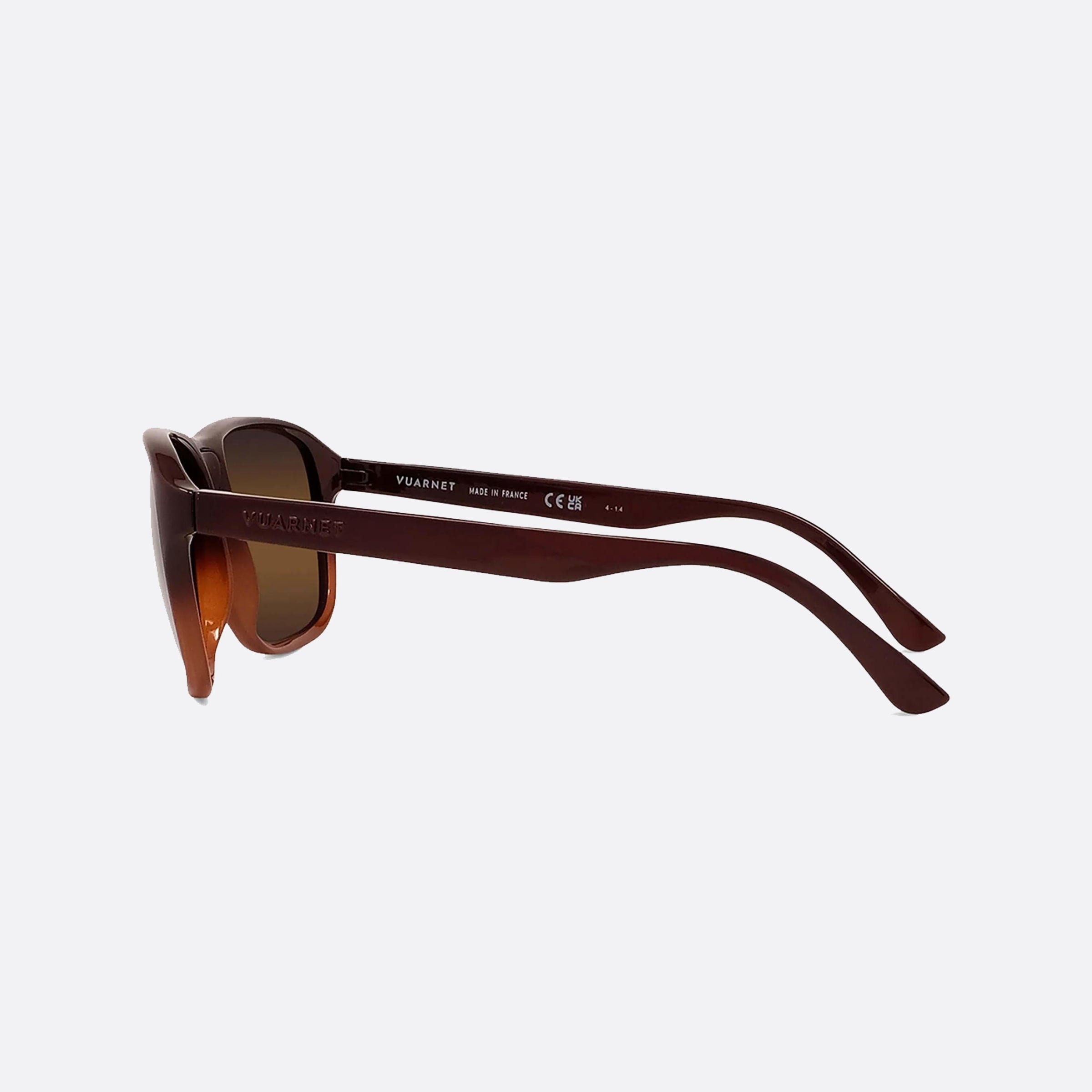 Vuarnet 60mm Legend Originals Vu40019u 50g Brown Rectangle Men Sunglasses - Detail View