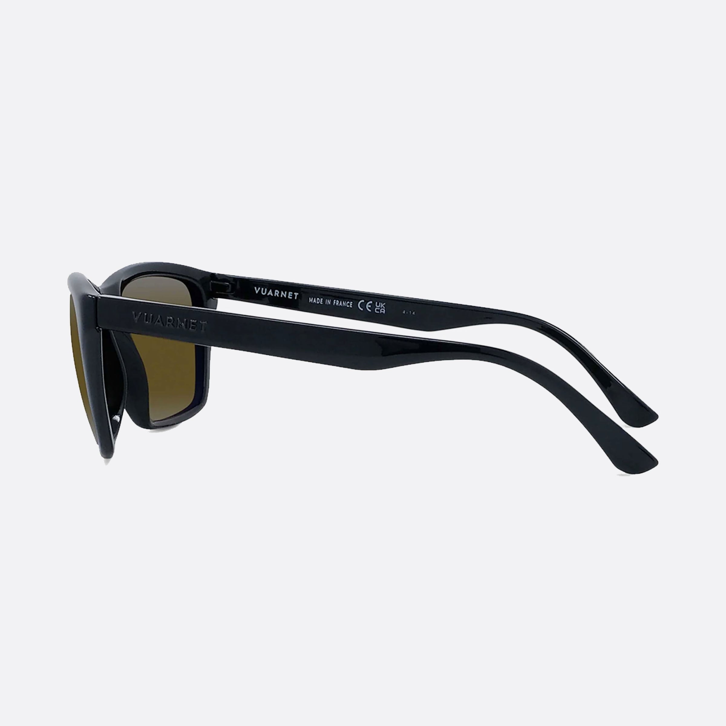 Vuarnet 58mm Legend Originals Vu40018u 02q Black Rectangle Men Sunglasses - Detail View