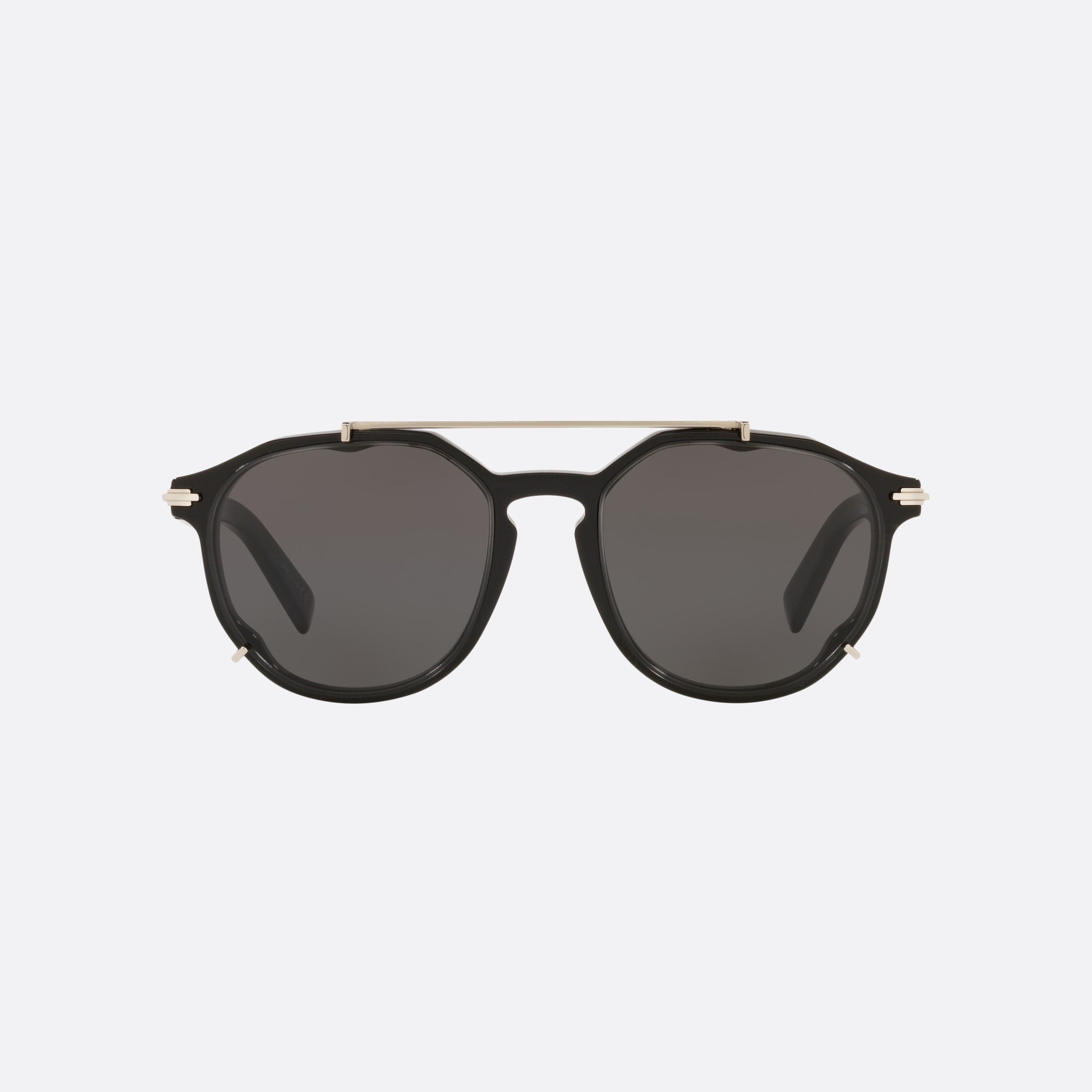 Dior 56mm Diorblacksuit 10a0 Black Phantos Men Sunglasses - Side View