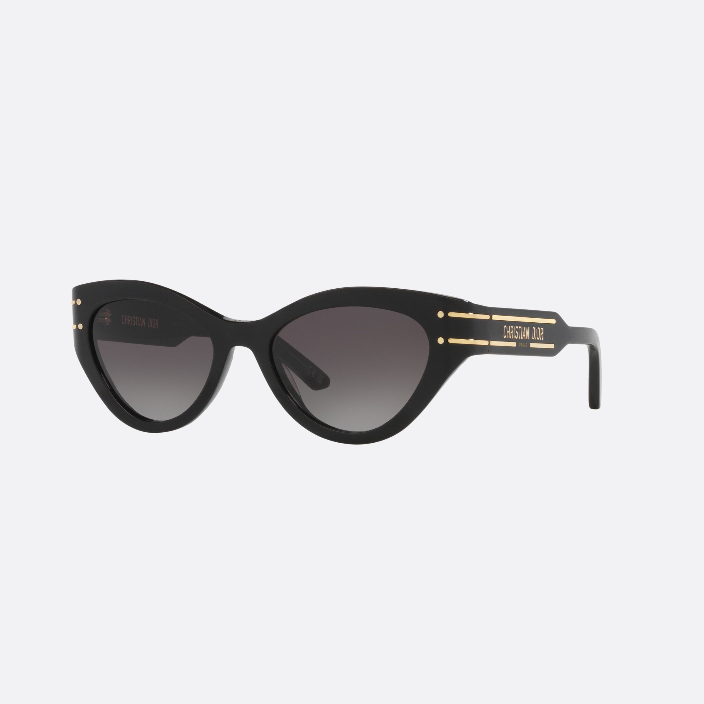 Dior 52mm Diorsignature B7i 10a1 Gold Cat Eye Women Sunglasses - Main View