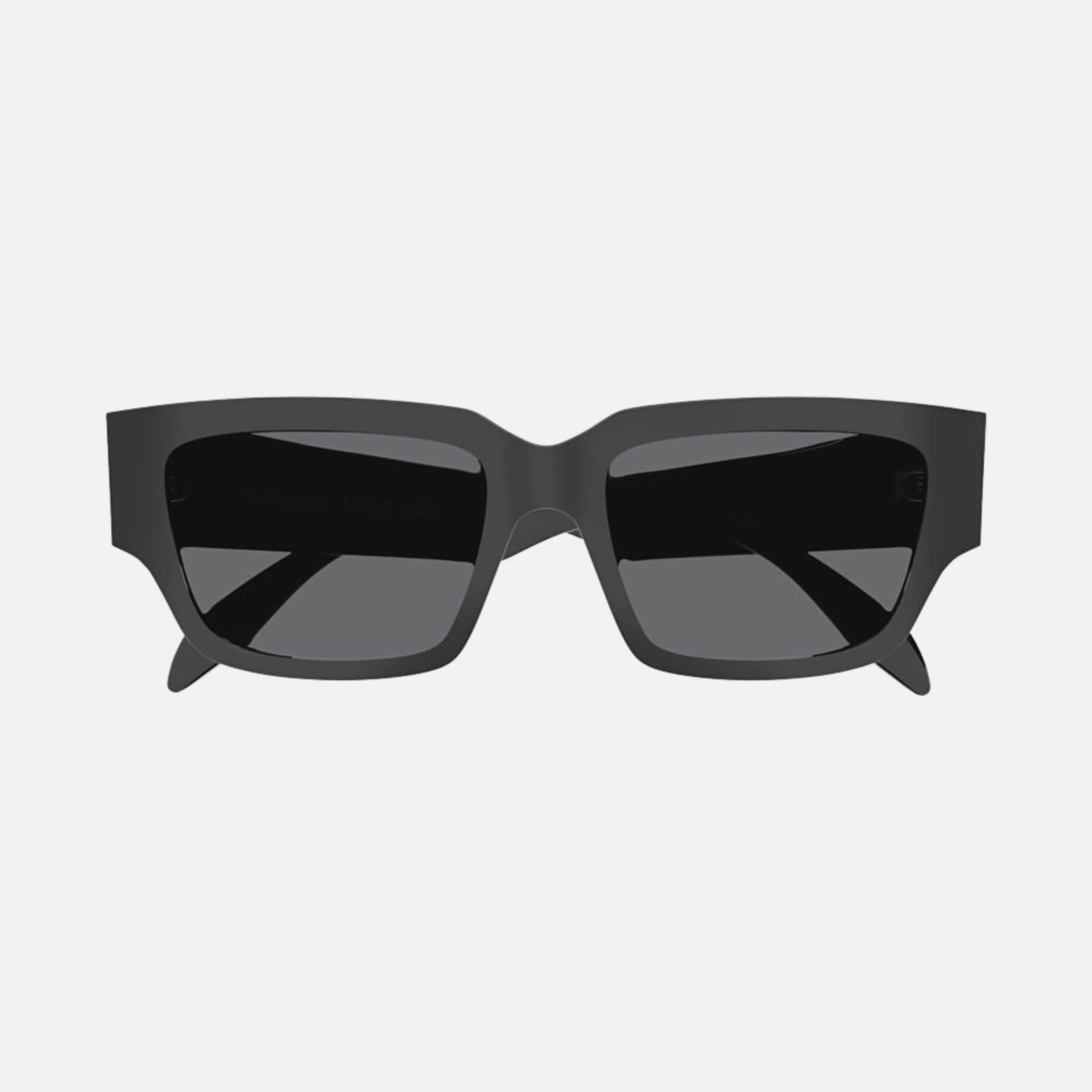 Alexander 56mm Mcqueen Black Geometric Man Sunglasses - Main View