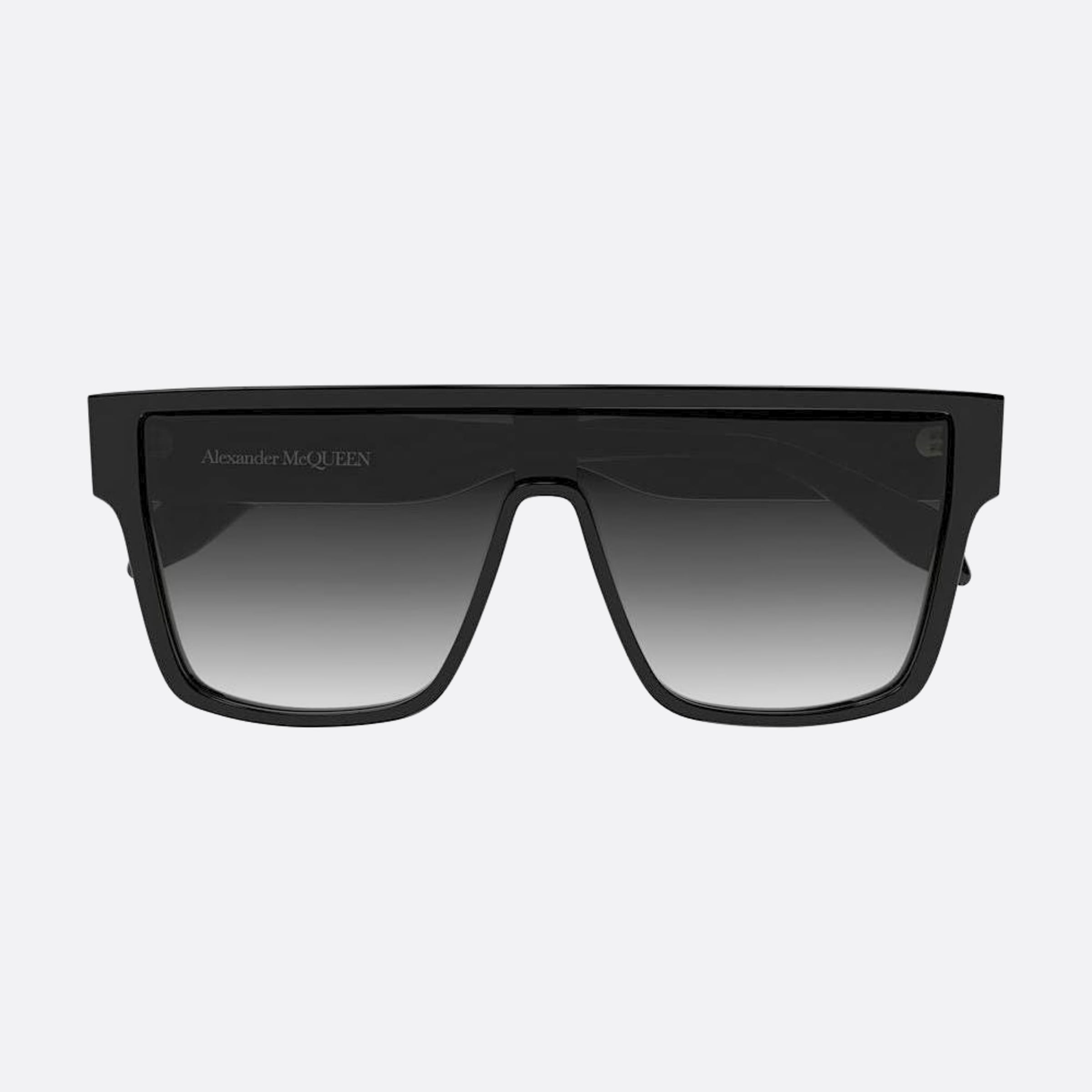 Alexander 99mm Mcqueen Black Shield Man Sunglasses - Main View