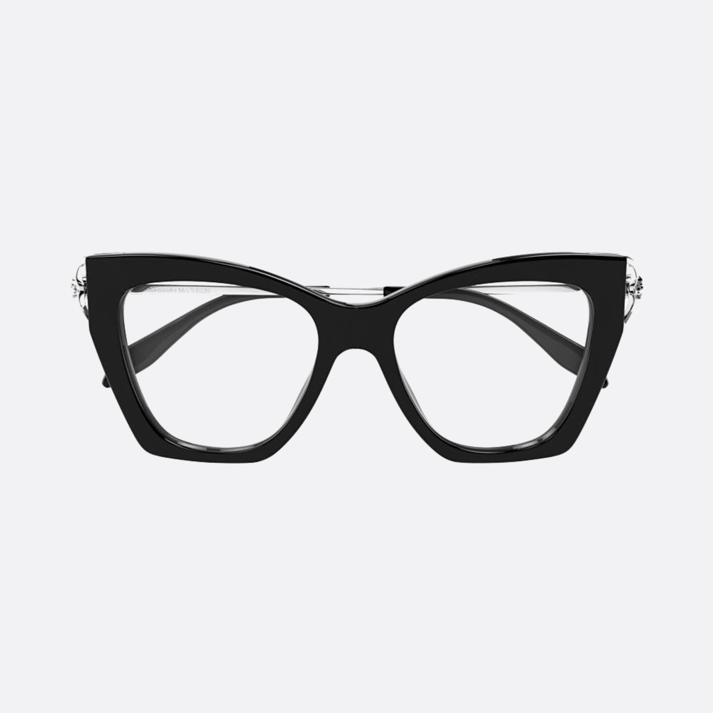 Alexander 51mm Mcqueen Black Squared Woman Eyeglasses - Main View