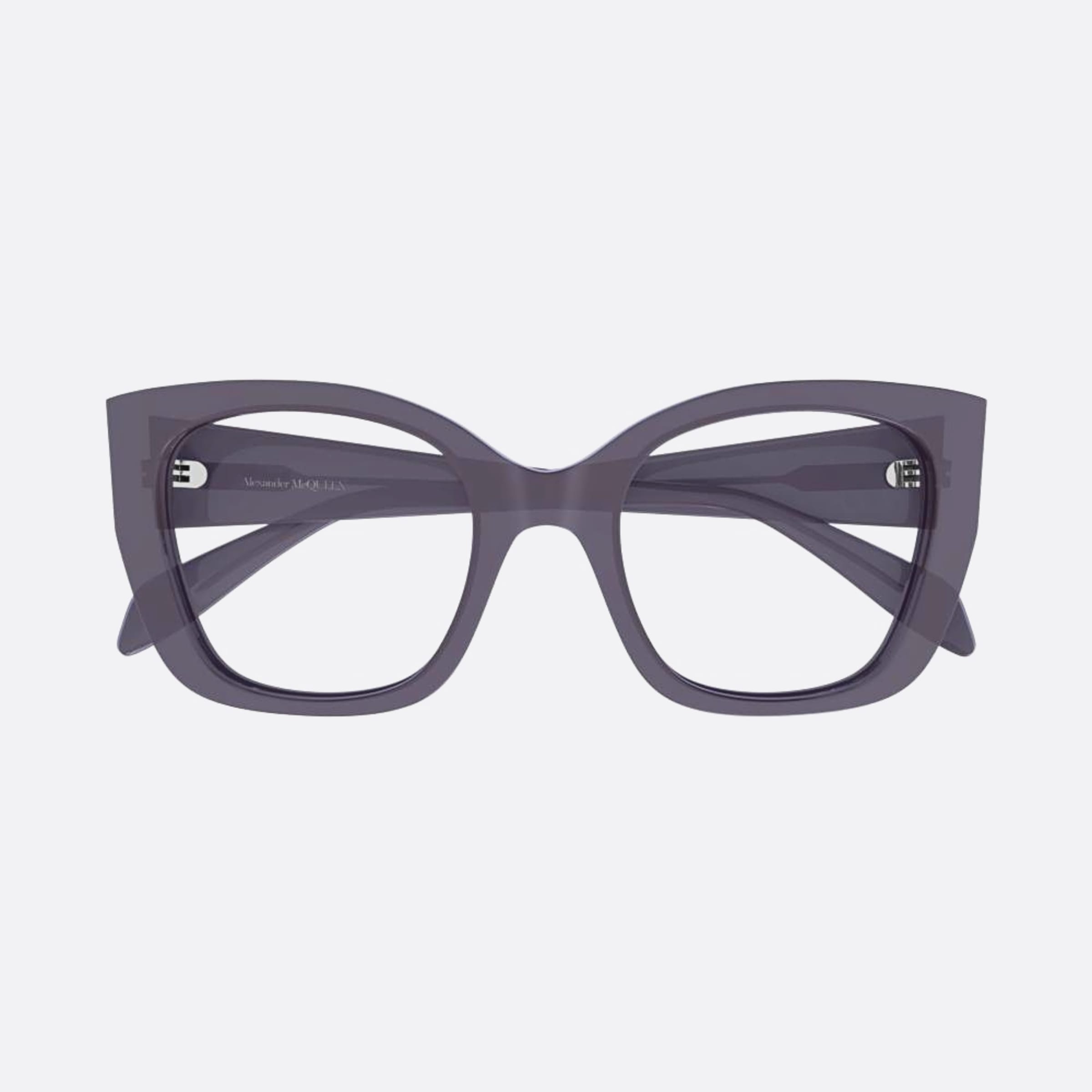 Alexander 52mm Mcqueen Grey Squared Woman Eyeglasses - Main View