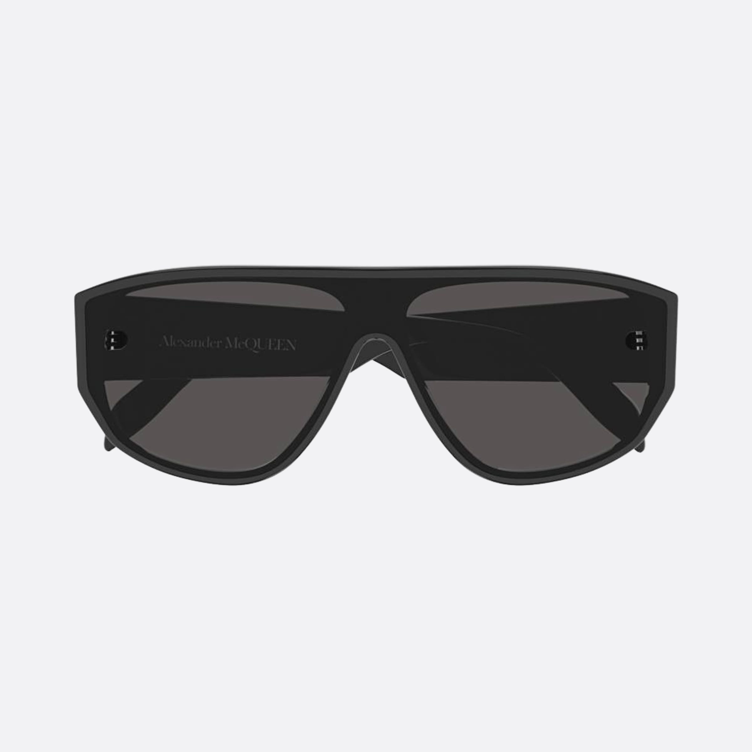 Alexander 99mm Mcqueen Black Shield Man Sunglasses - Main View