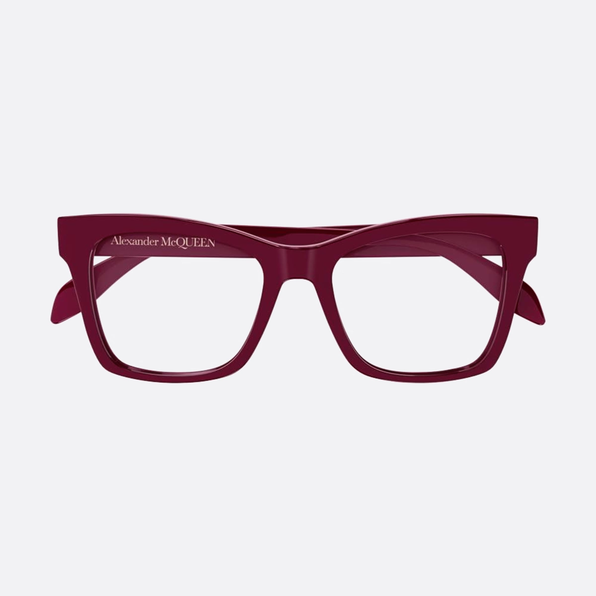 Alexander 52mm Mcqueen Red Squared Woman Eyeglasses - Main View
