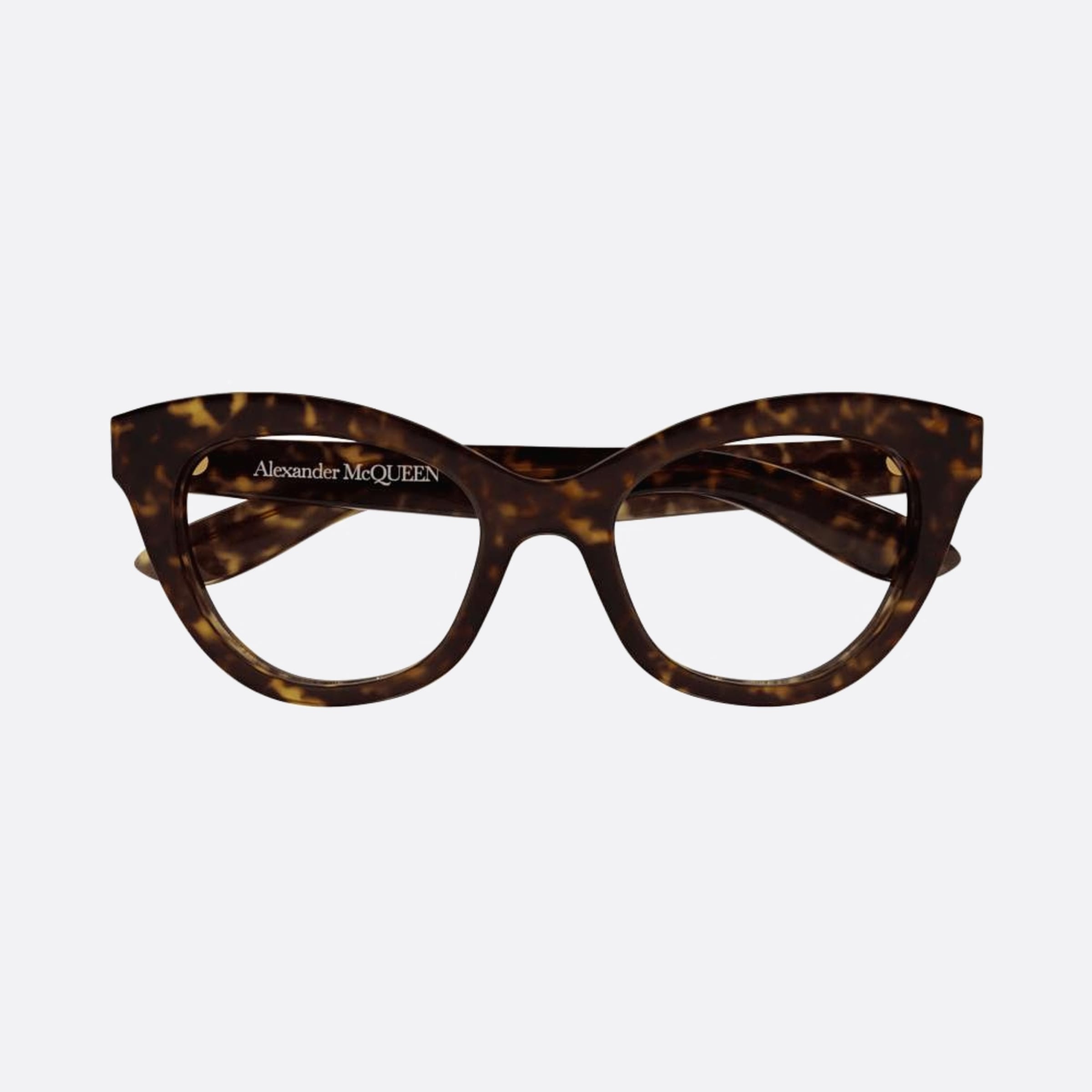 Alexander 52mm Mcqueen Havana Squared Woman Eyeglasses - Main View