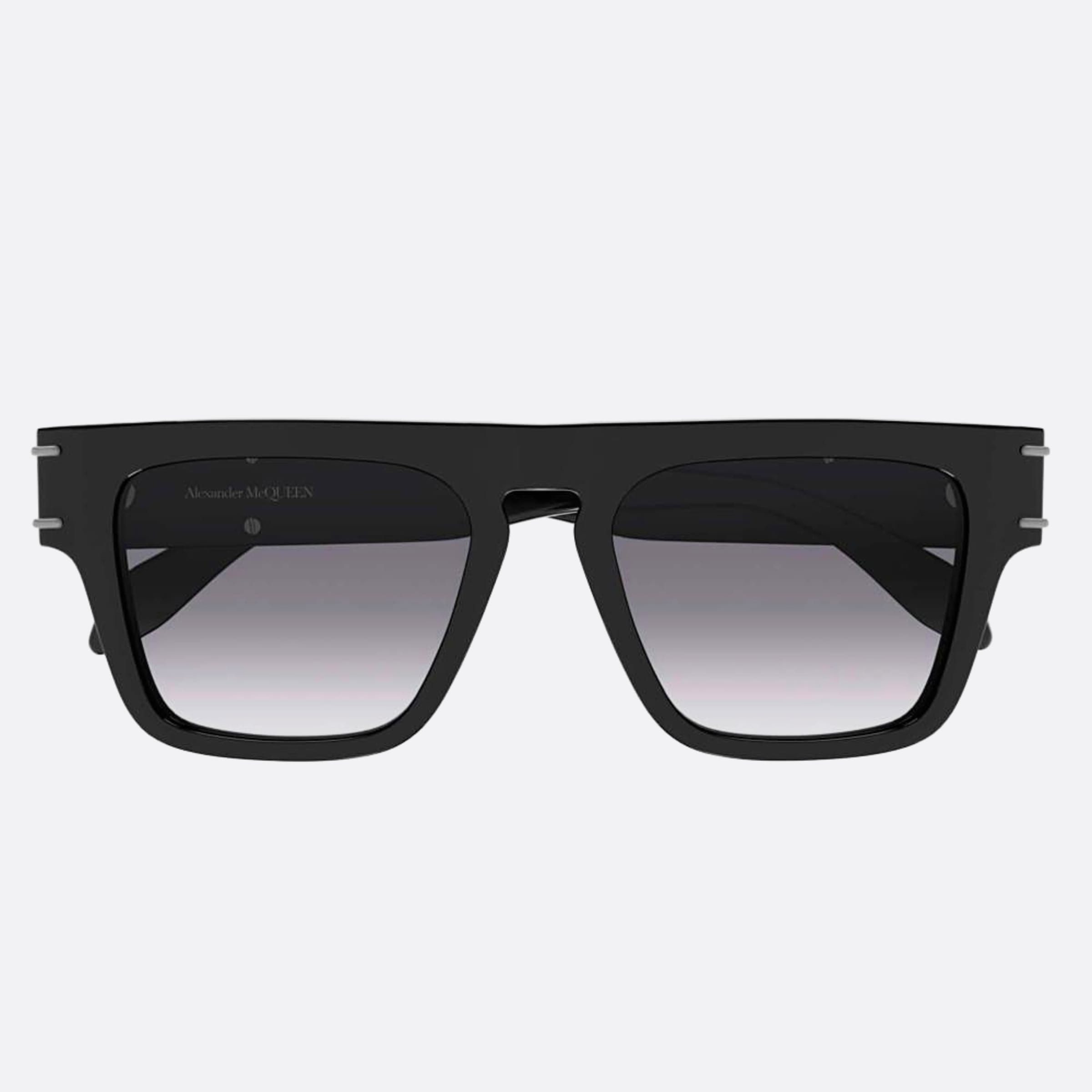 Alexander 52mm Mcqueen Black Squared Man Sunglasses - Main View