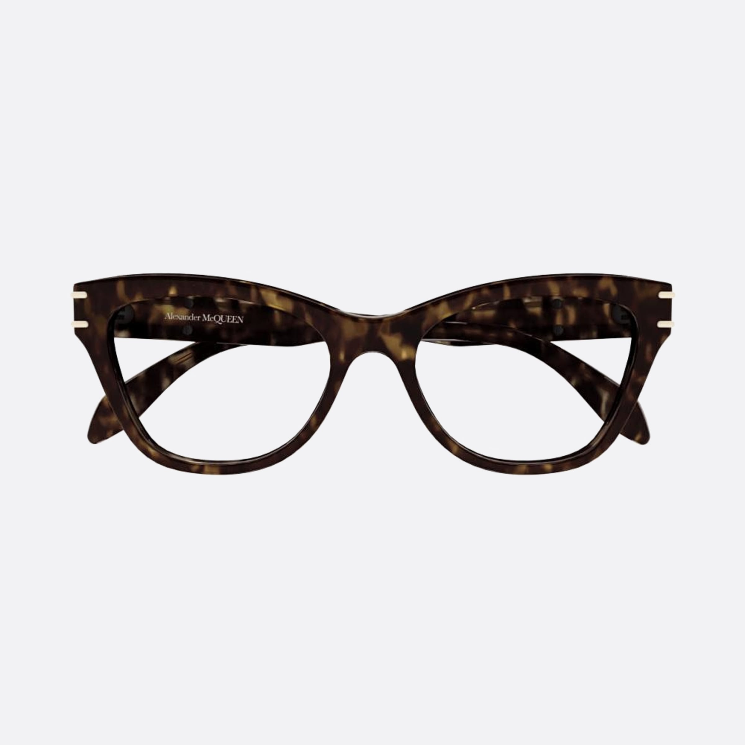 Alexander 53mm Mcqueen Havana Squared Woman Eyeglasses - Main View