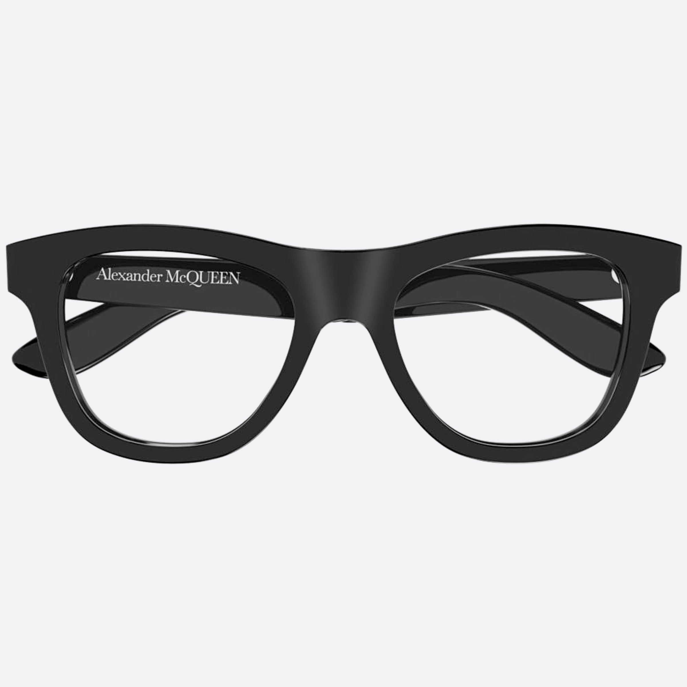 Alexander 54mm Mcqueen Black Squared Man Eyeglasses - Main View