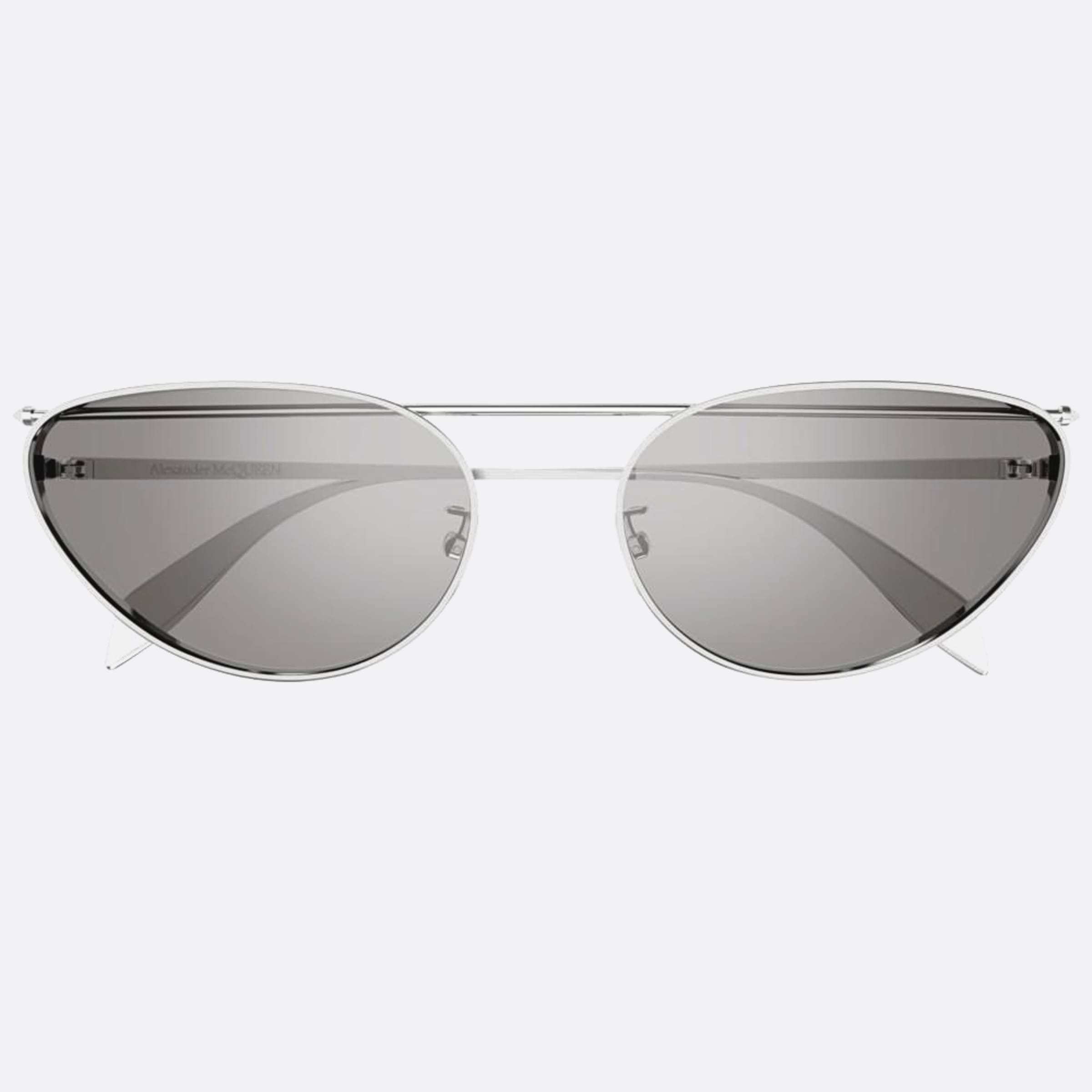 Alexander 62mm Mcqueen Silver Cat Eye Woman Sunglasses - Main View