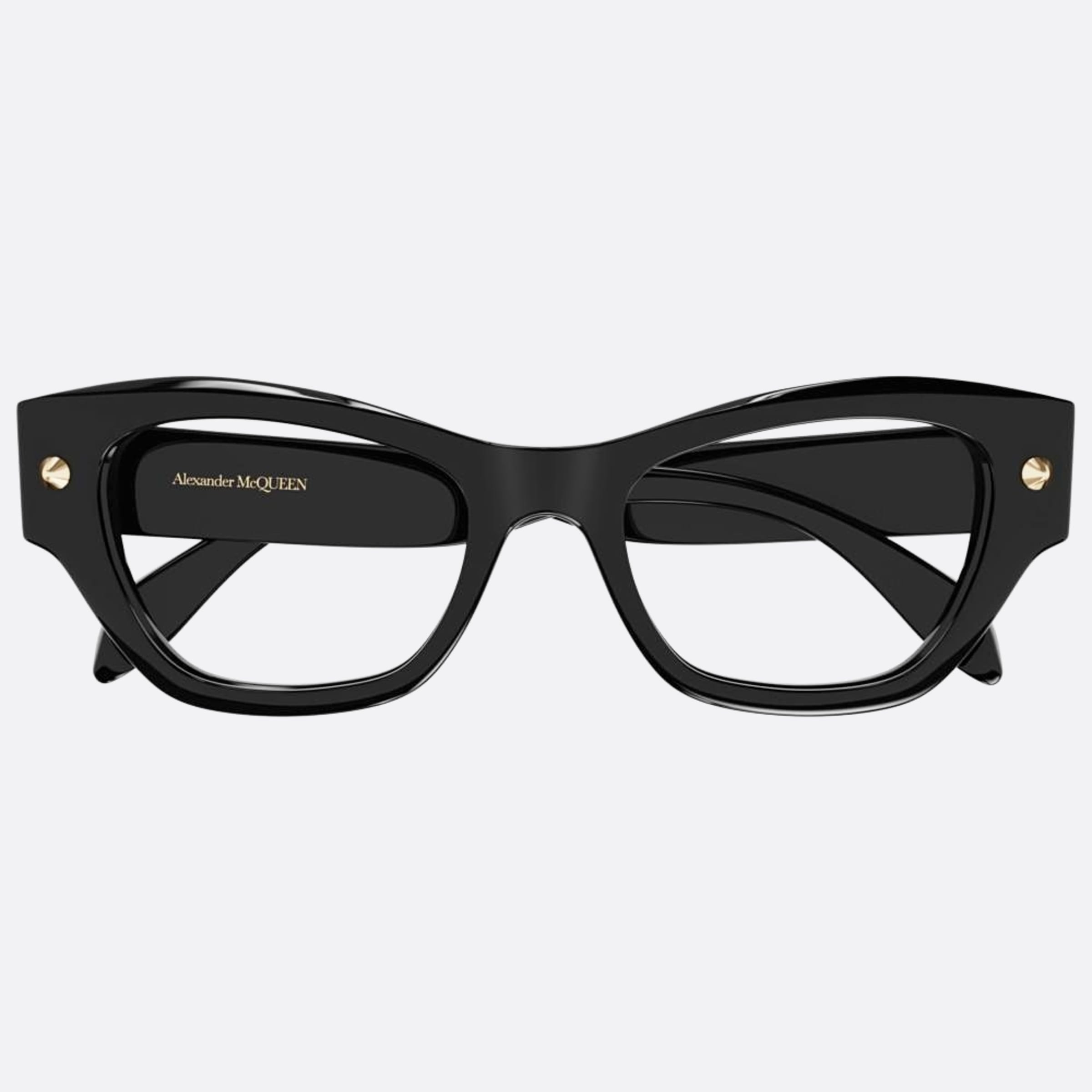 Alexander 52mm Mcqueen Black Cat Eye Woman Eyeglasses - Main View