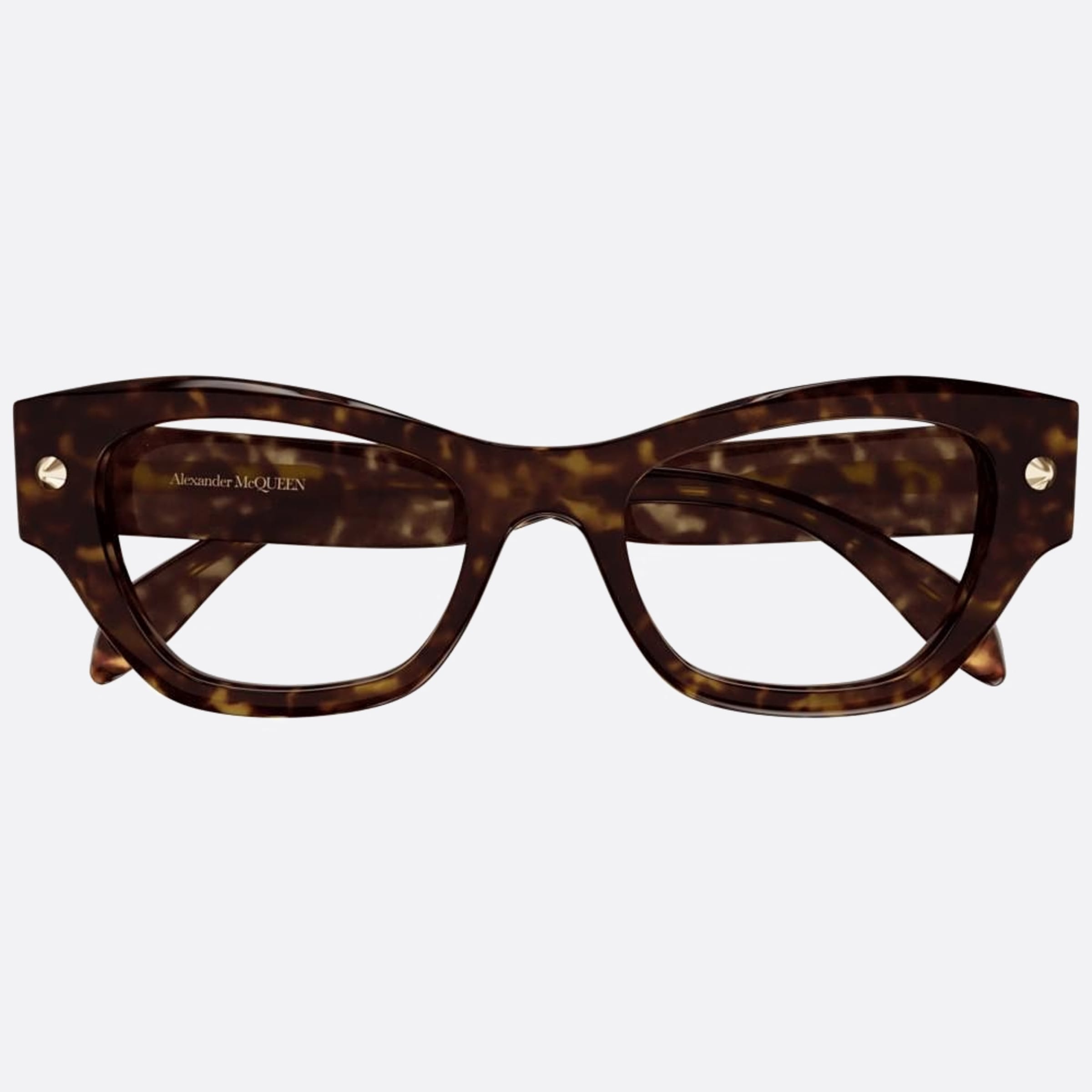 Alexander 52mm Mcqueen Havana Cat Eye Woman Eyeglasses - Main View