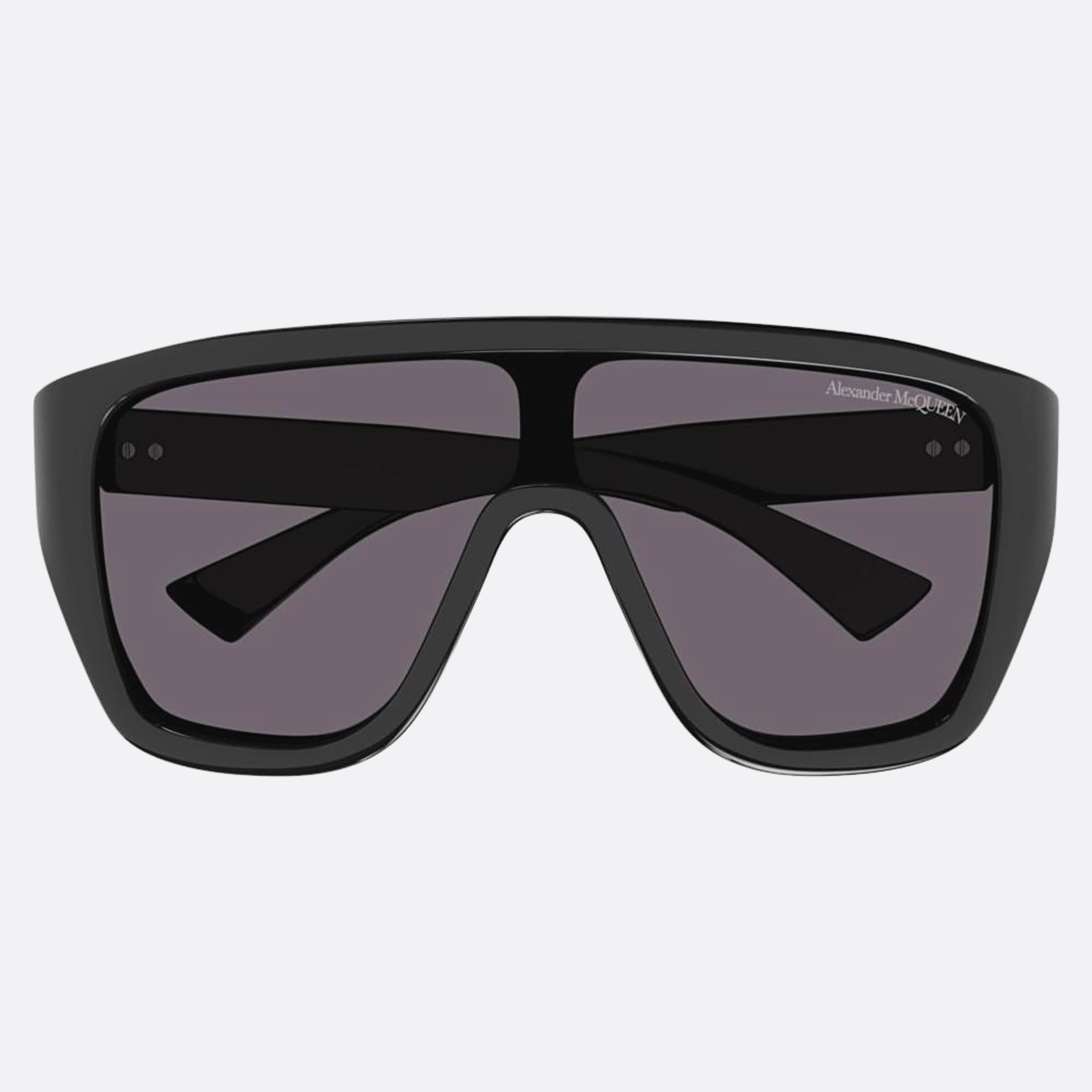 Alexander 99mm Mcqueen Black Shield Man Sunglasses - Main View
