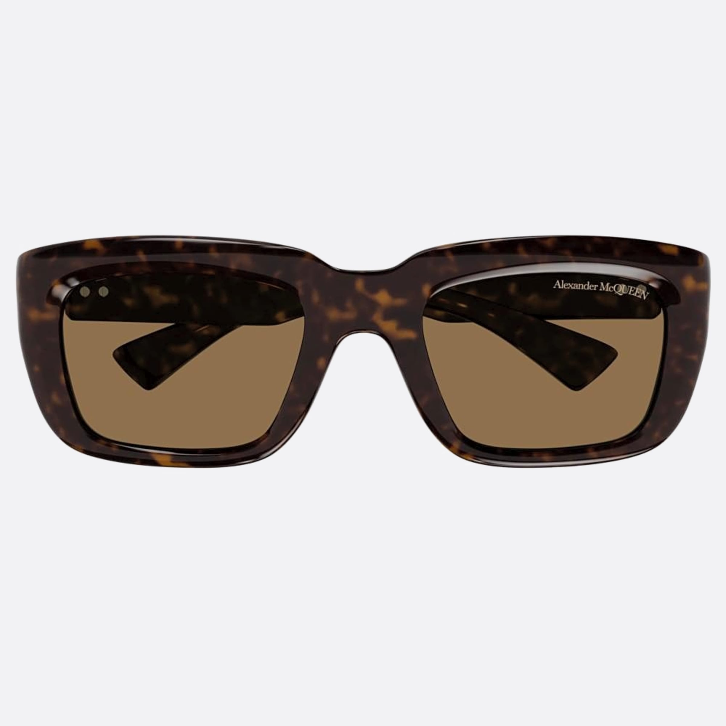 Alexander 54mm Mcqueen Havana Squared Man Sunglasses - Main View