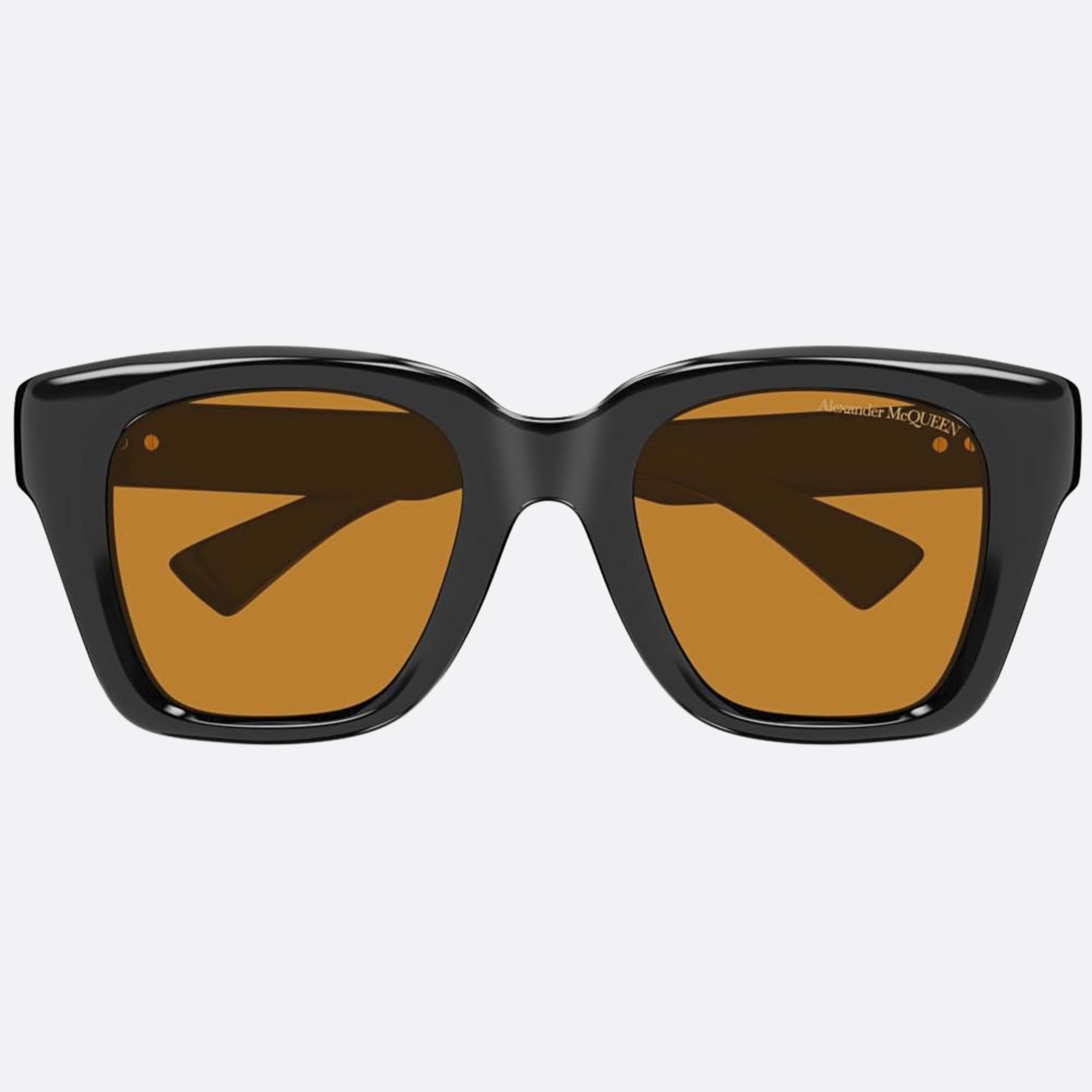 Alexander 52mm Mcqueen Am0432sa Black Squared Man Sunglasses - Main View
