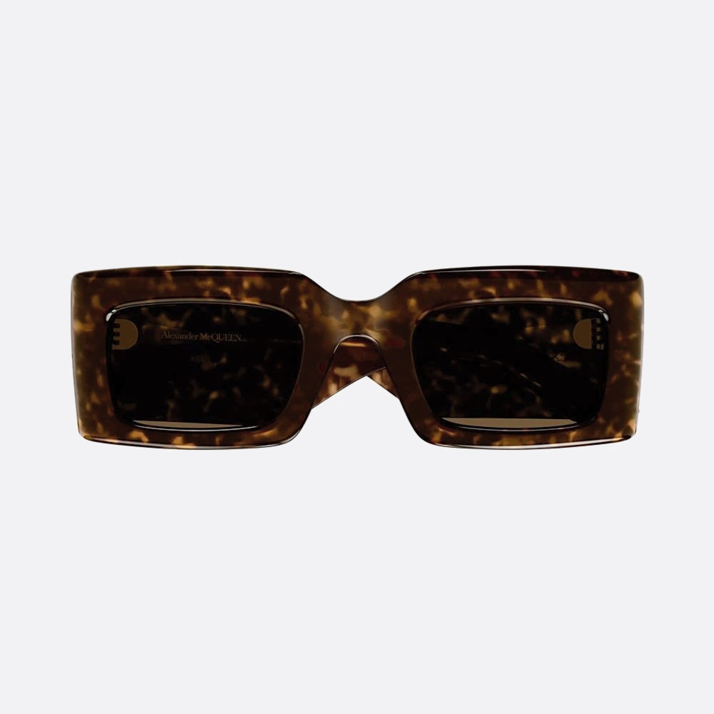 Alexander 50mm Mcqueen Havana Squared Woman Sunglasses - Main View