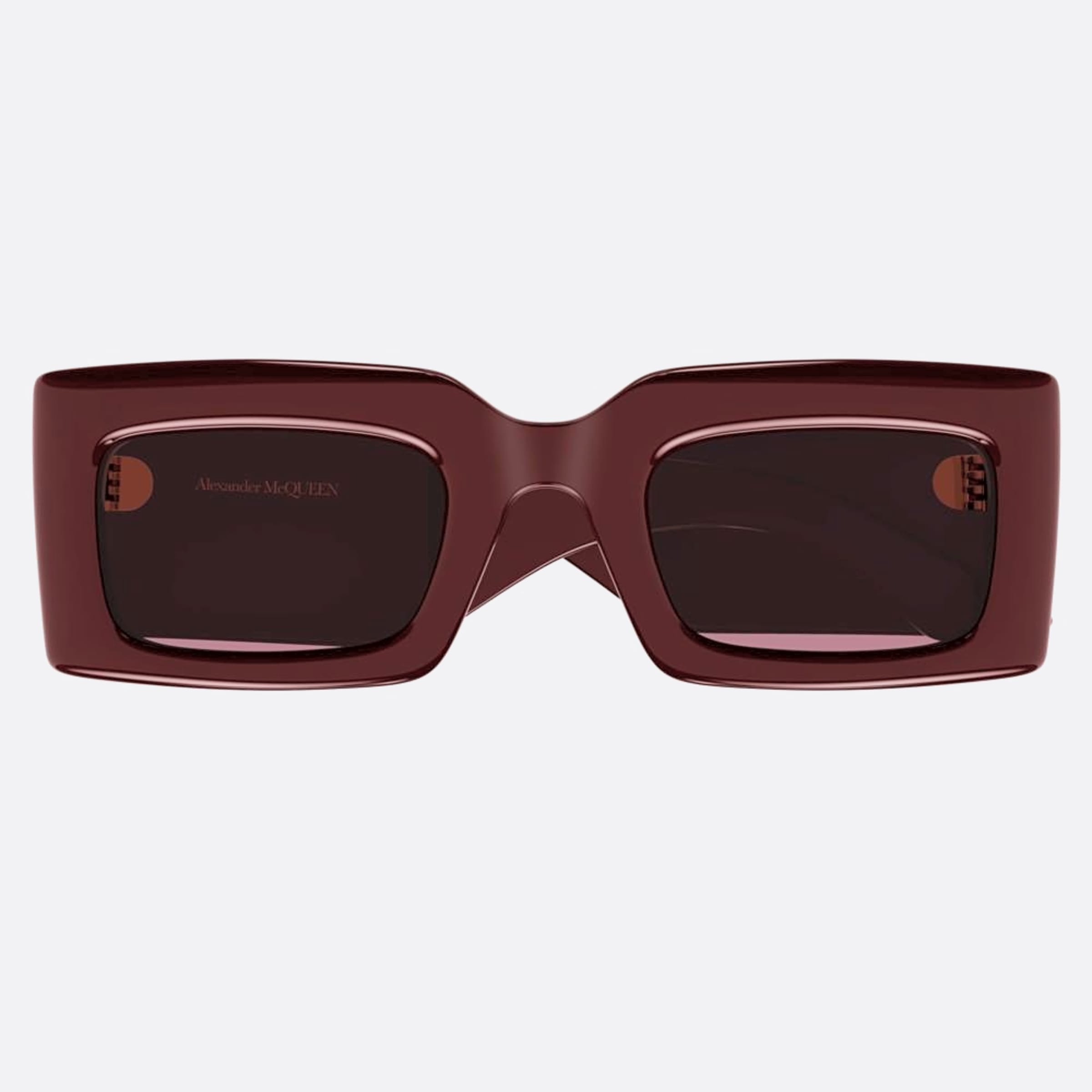 Alexander 50mm Mcqueen Red Squared Woman Sunglasses - Main View